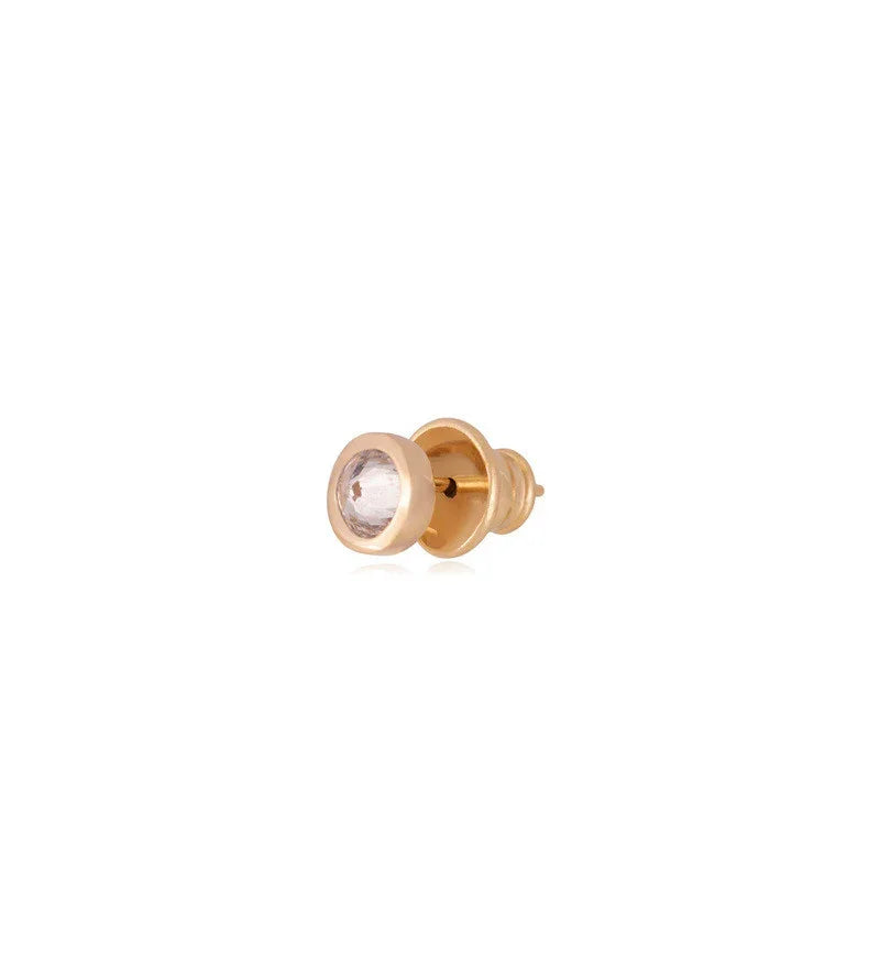 ZIRCONIA LIGHT POINT EARRING | GOLD PLATED | OPULENCE | BRAINSTORM JEWELRY - Brainstorm Jewelry