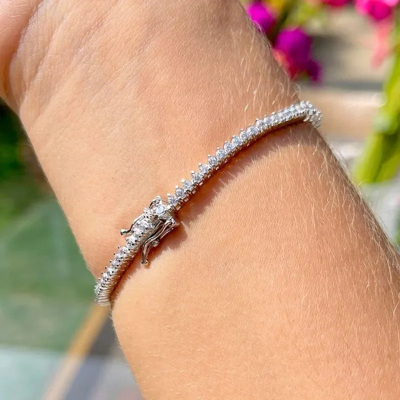 ZIRCONIA RIVIERA BELLA BRACELET | SILVER | 925 QUEEN | BRAINSTORM JEWELRY - Brainstorm Jewelry