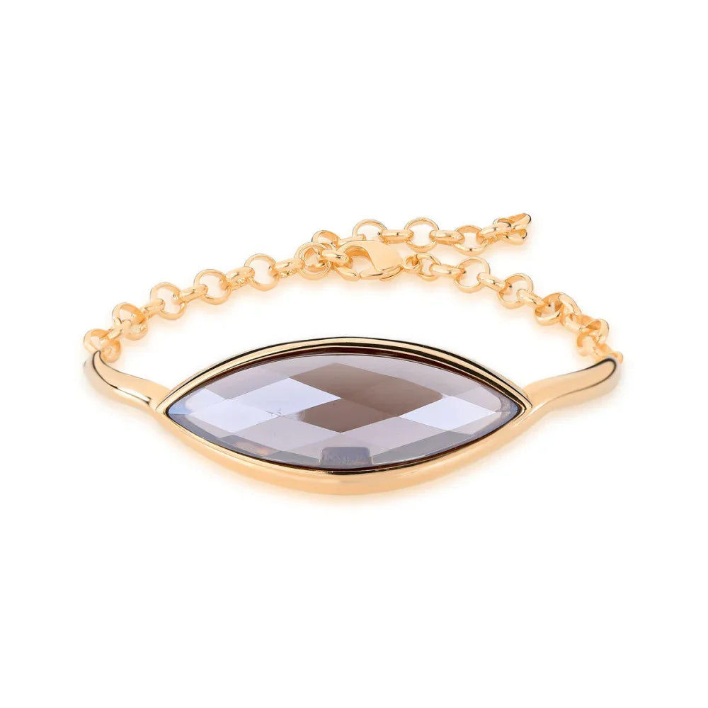 OBSIDIAN STARLIGHT BRACELET | GOLD PLATED | SHINE BRIGHT | BRAINSTORM JEWELRY - Brainstorm Jewelry