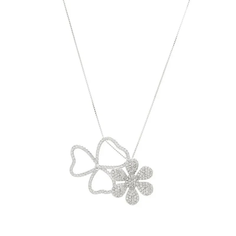 OLIVIA FLOWER/ CLOVER NECKLACE | 925 QUEEN | BRAINSTORM JEWELRY - Brainstorm Jewelry