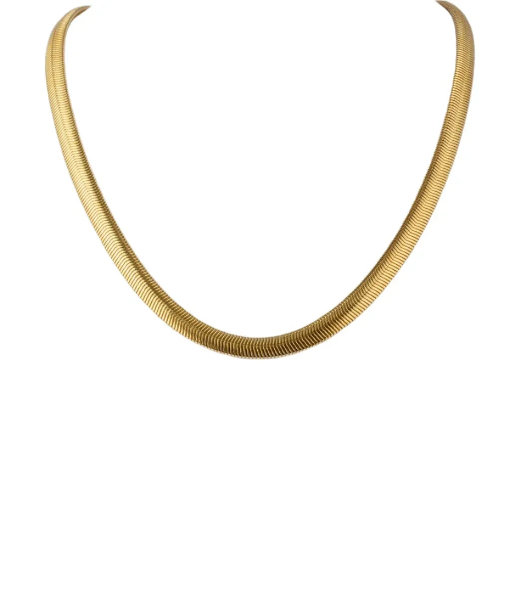 18K GOLD PLATED SNAKE NECKLACE | OPULENCE | BRAINSTORM JEWELRY - Brainstorm Jewelry