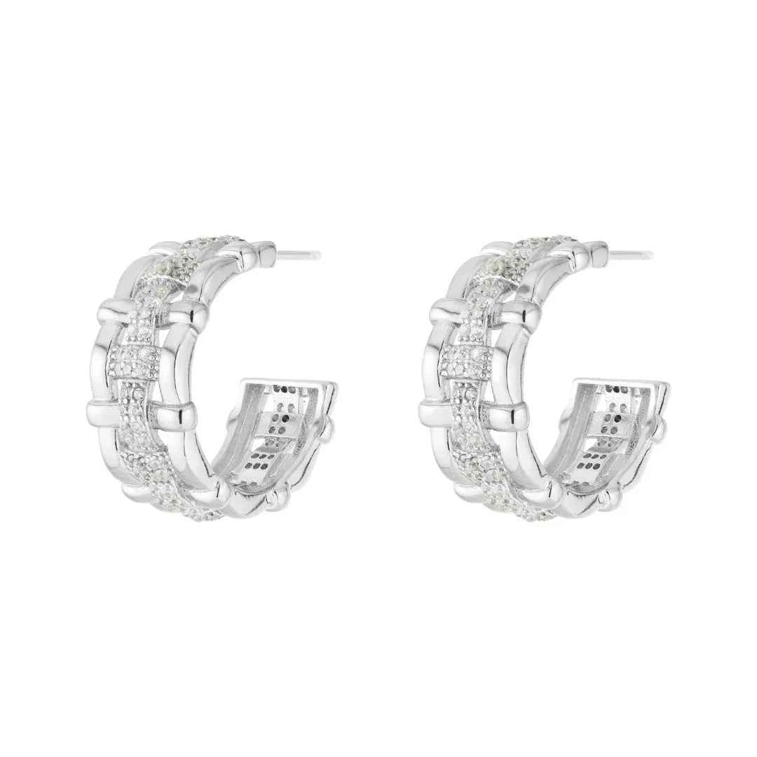 EVA HOOP EARRING | 925 QUEEN | BRAINSTORM JEWELRY - Brainstorm Jewelry