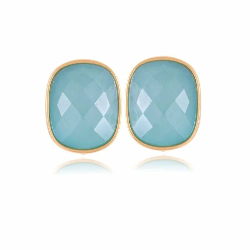 BLUE SKY MADISON AVENUE EARRING | GOLD PLATED | NYFW | BRAINSTORM JEWELRY - Brainstorm Jewelry