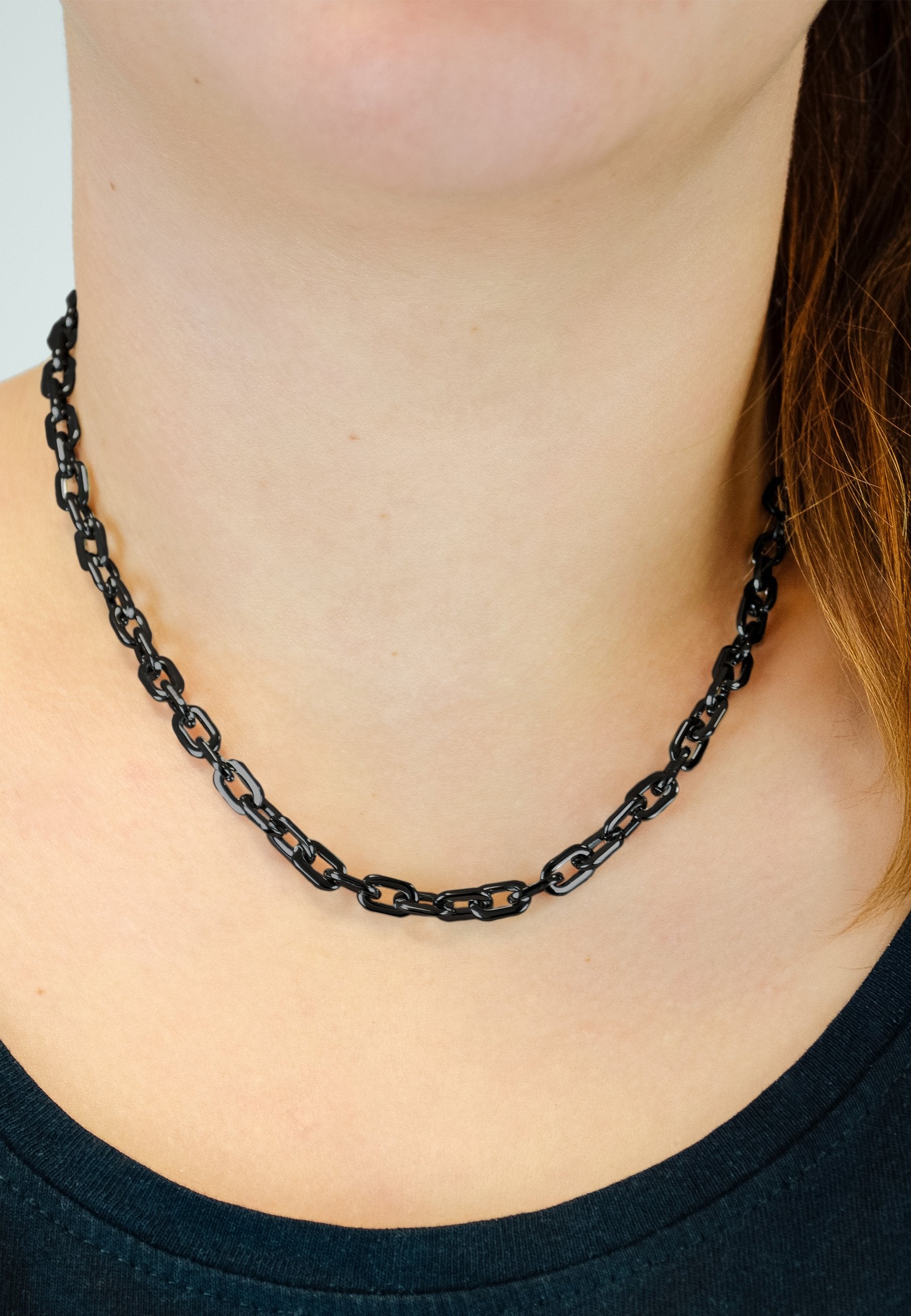 THIN CHAIN | BLACK RHODIUM | ECLIPSE | BRAINSTORM JEWELRY - Brainstorm Jewelry