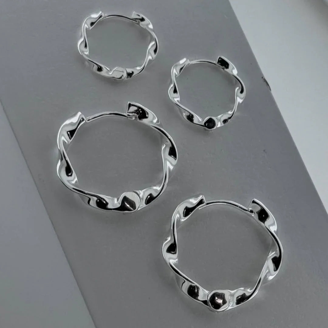 FLASH DUO EARRING | SILVER | GLIMMER COLLECTION | BRAINSTORM JEWELRY - Brainstorm Jewelry