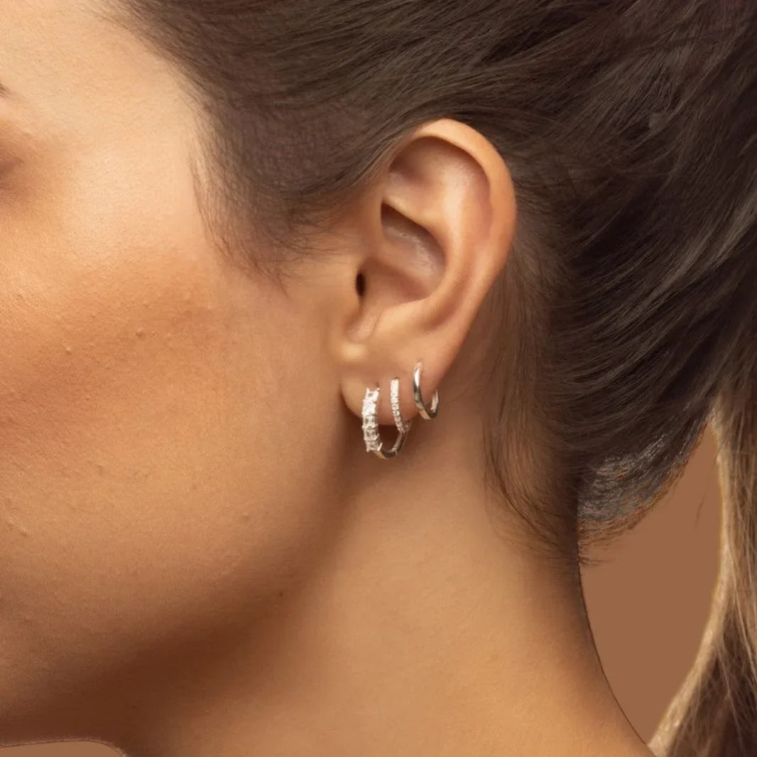 DILARA TRIO HOOP EARRING | SILVER | ETERNAL LOVE | BRAINSTORM JEWELRY - Brainstorm Jewelry