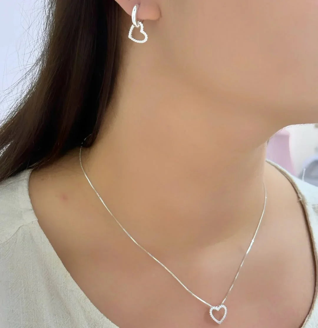 FONDNESS EARRING | SILVER | ETERNAL LOVE| BRAINSTORM JEWELRY - Brainstorm Jewelry