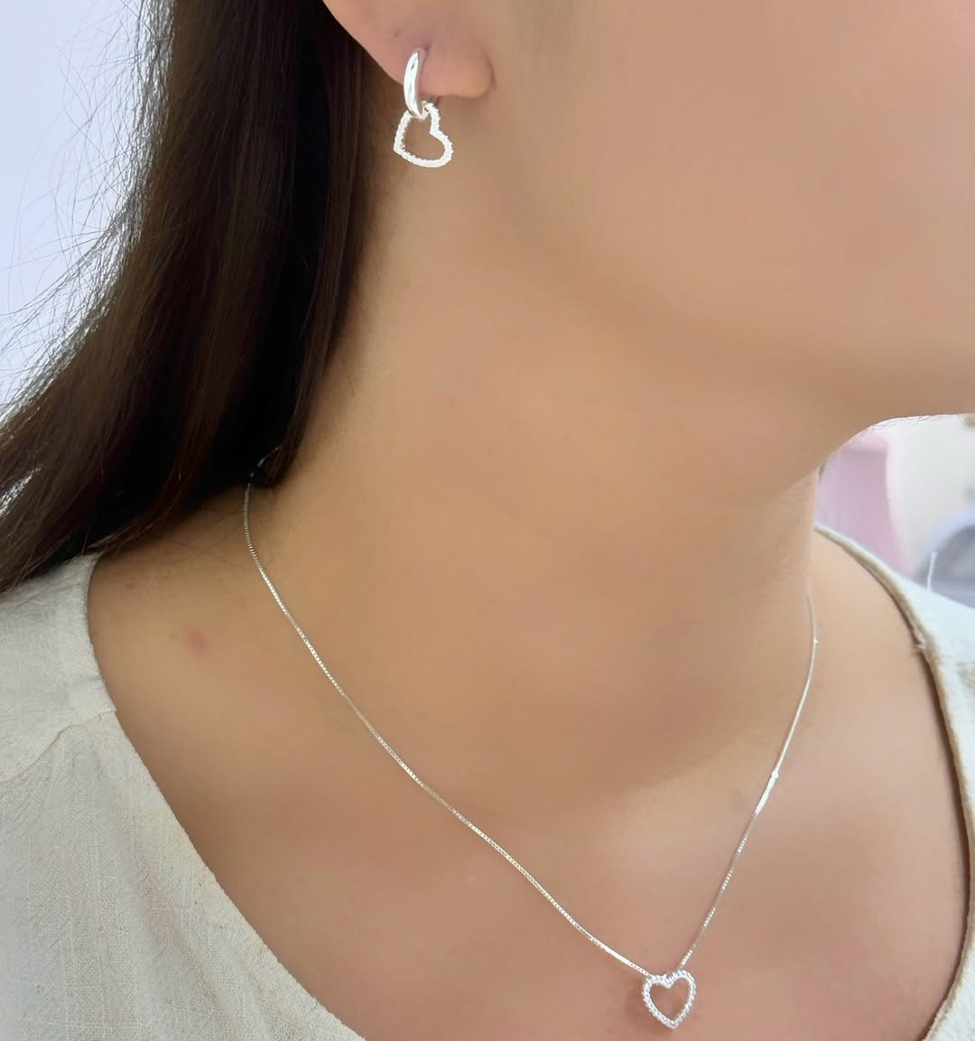 FONDNESS NECKLACE | SILVER | ETERNAL LOVE| BRAINSTORM JEWELRY - Brainstorm Jewelry