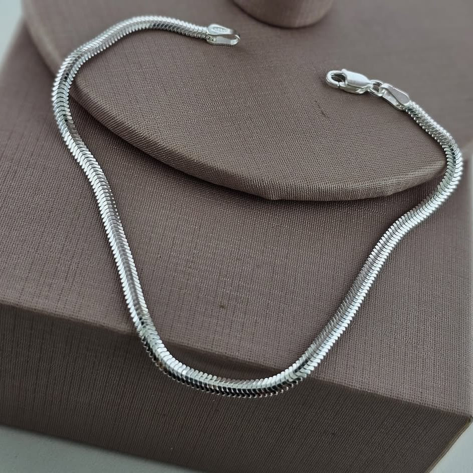 SNAKE STYLE BRACELET | SILVER | GLIMMER COLLECTION | BRAINSTORM JEWELRY - Brainstorm Jewelry
