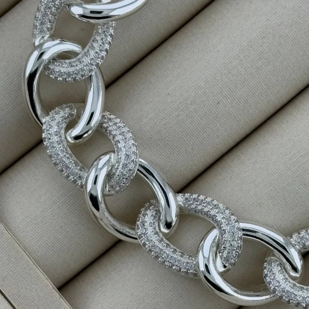 BOND BRACELET | SILVER | GLIMMER COLLECTION | BRAINSTORM JEWELRY - Brainstorm Jewelry