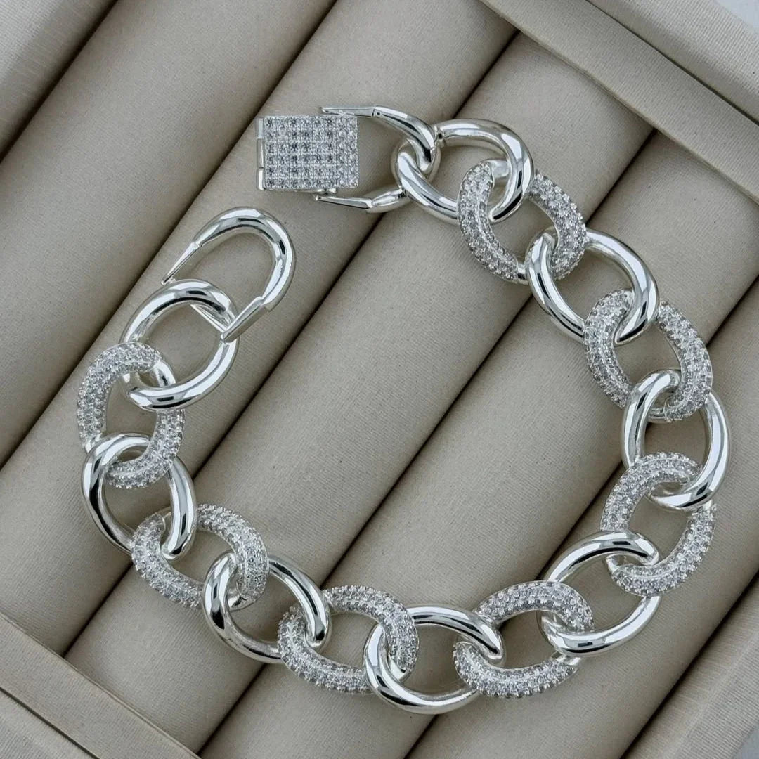 BOND BRACELET | SILVER | GLIMMER COLLECTION | BRAINSTORM JEWELRY - Brainstorm Jewelry
