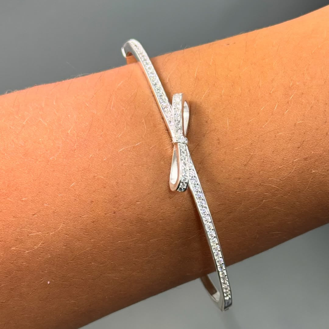 BOW BRACELET | SILVER | GLIMMER COLLECTION | BRAINSTORM JEWELRY - Brainstorm Jewelry