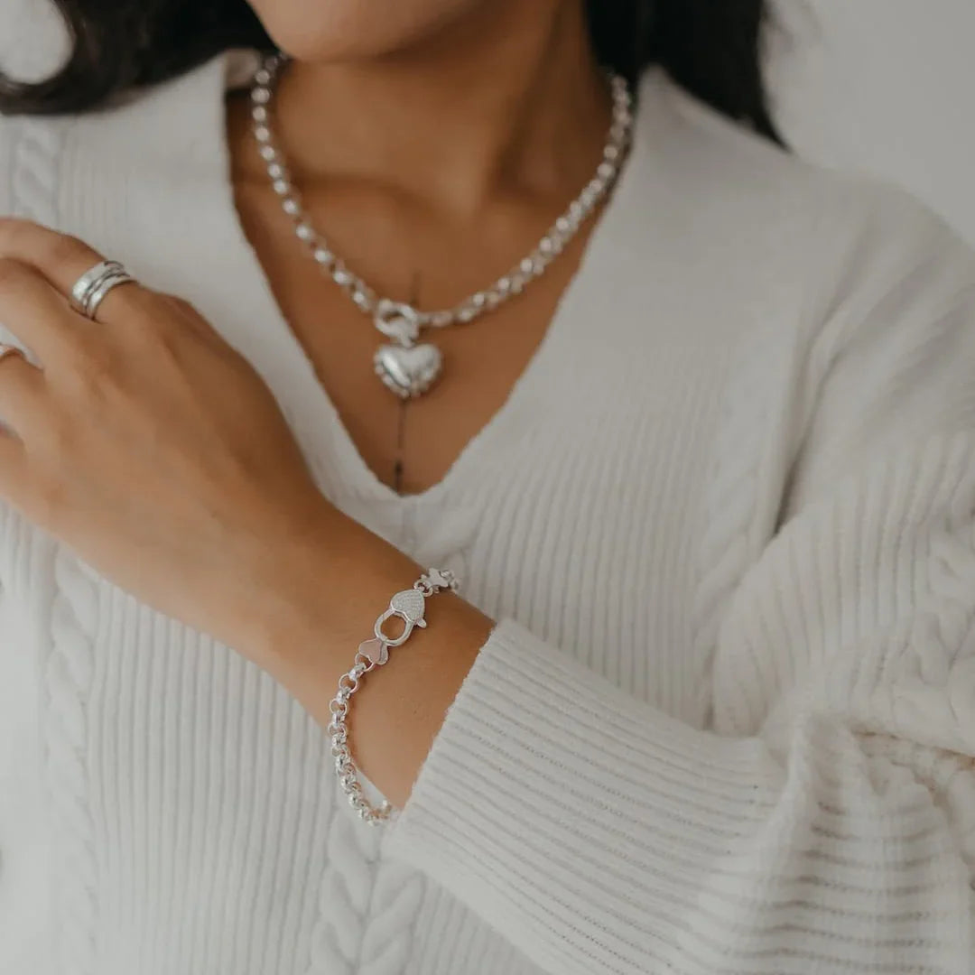 GLISTER BRACELET | SILVER | GLIMMER COLLECTION | BRAINSTORM JEWELRY - Brainstorm Jewelry