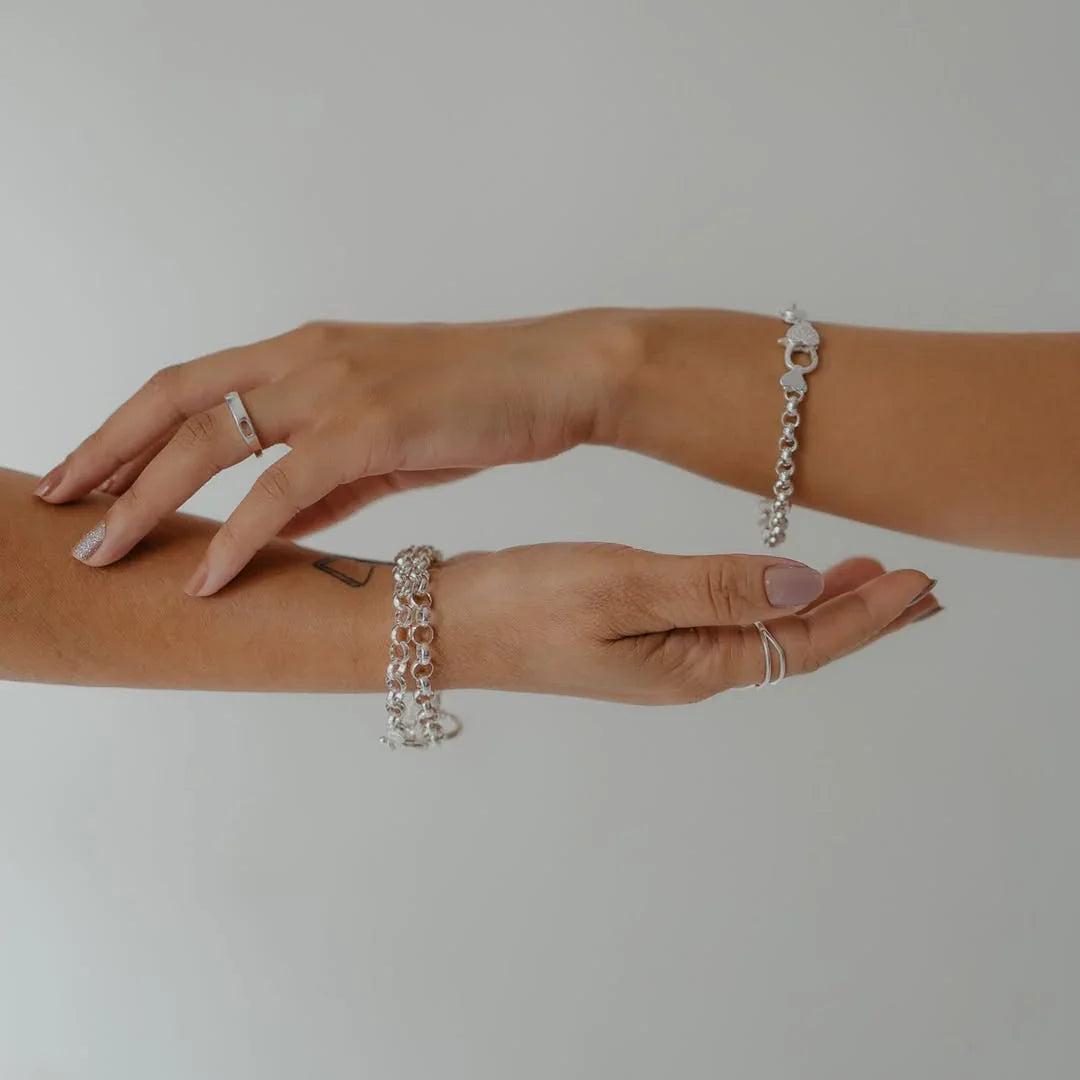 GLISTER BRACELET | SILVER | GLIMMER COLLECTION | BRAINSTORM JEWELRY - Brainstorm Jewelry