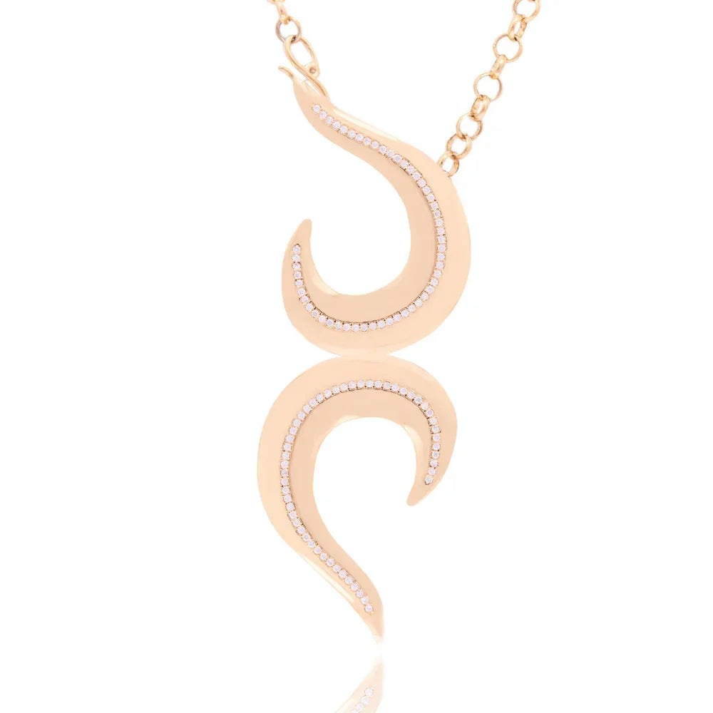 ZIRCONIA STARRY NECKLACE | GOLD PLATED | SHINE BRIGHT | BRAINSTORM JEWELRY - Brainstorm Jewelry