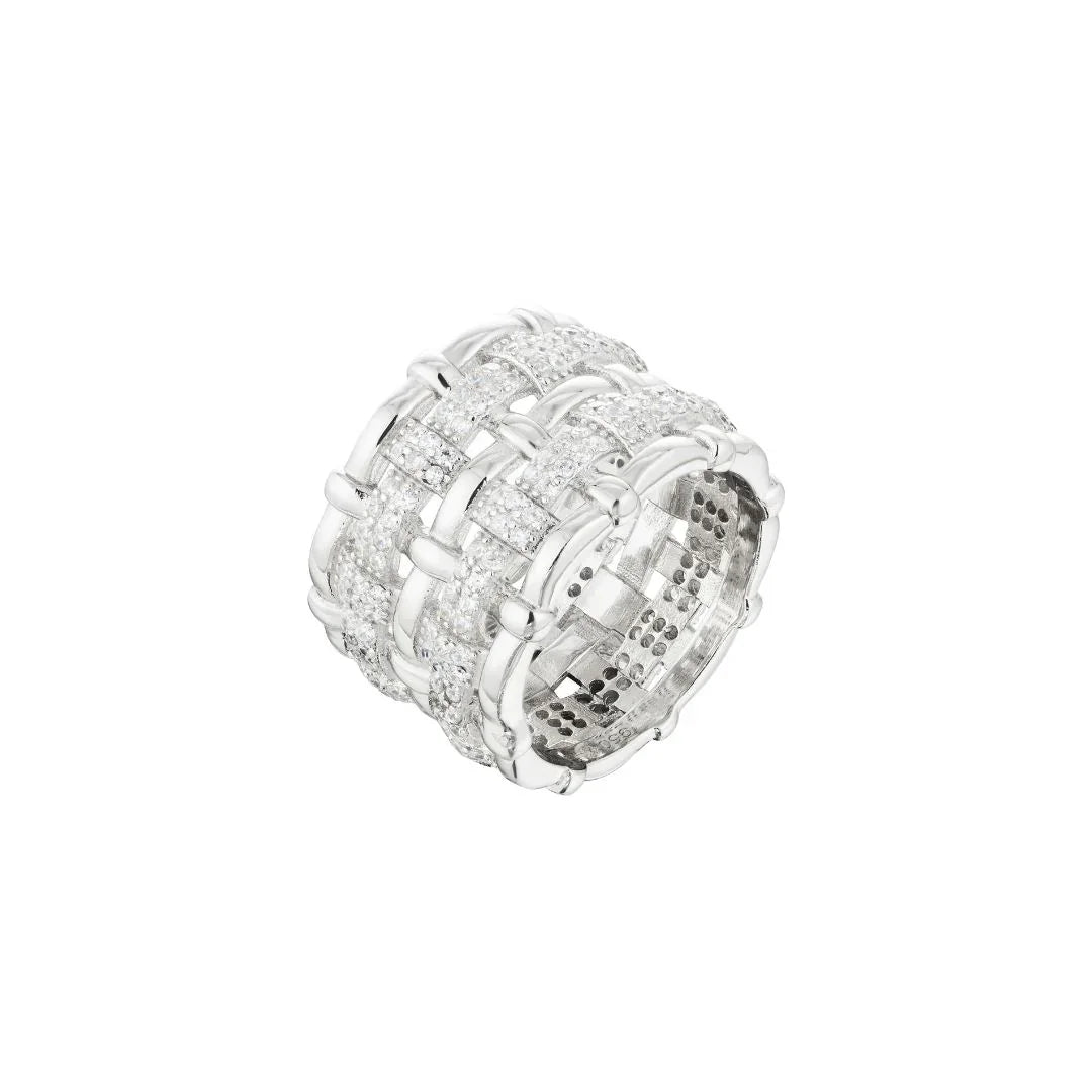 EVA LARGE RING | SILVER | 925 QUEEN | BRAINSTORM JEWELRY - Brainstorm Jewelry