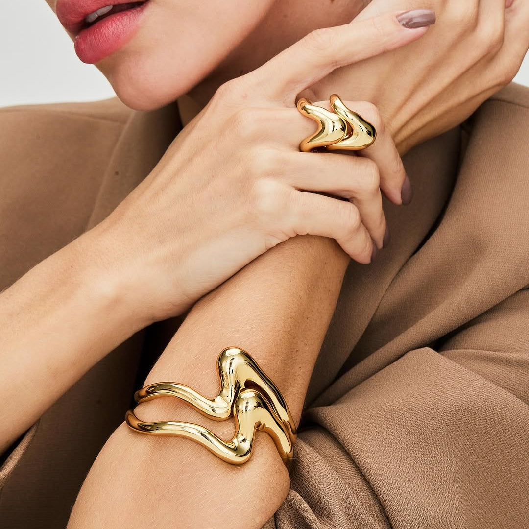 LUMINOUS BRACELET | 18K GOLD PLATED | UNSTOPPABLE COLLECTION | BRAINSTORM JEWELRY