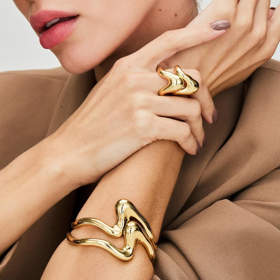 LUMINOUS RING | 18K GOLD PLATED | UNSTOPPABLE COLLECTION | BRAINSTORM JEWELRY