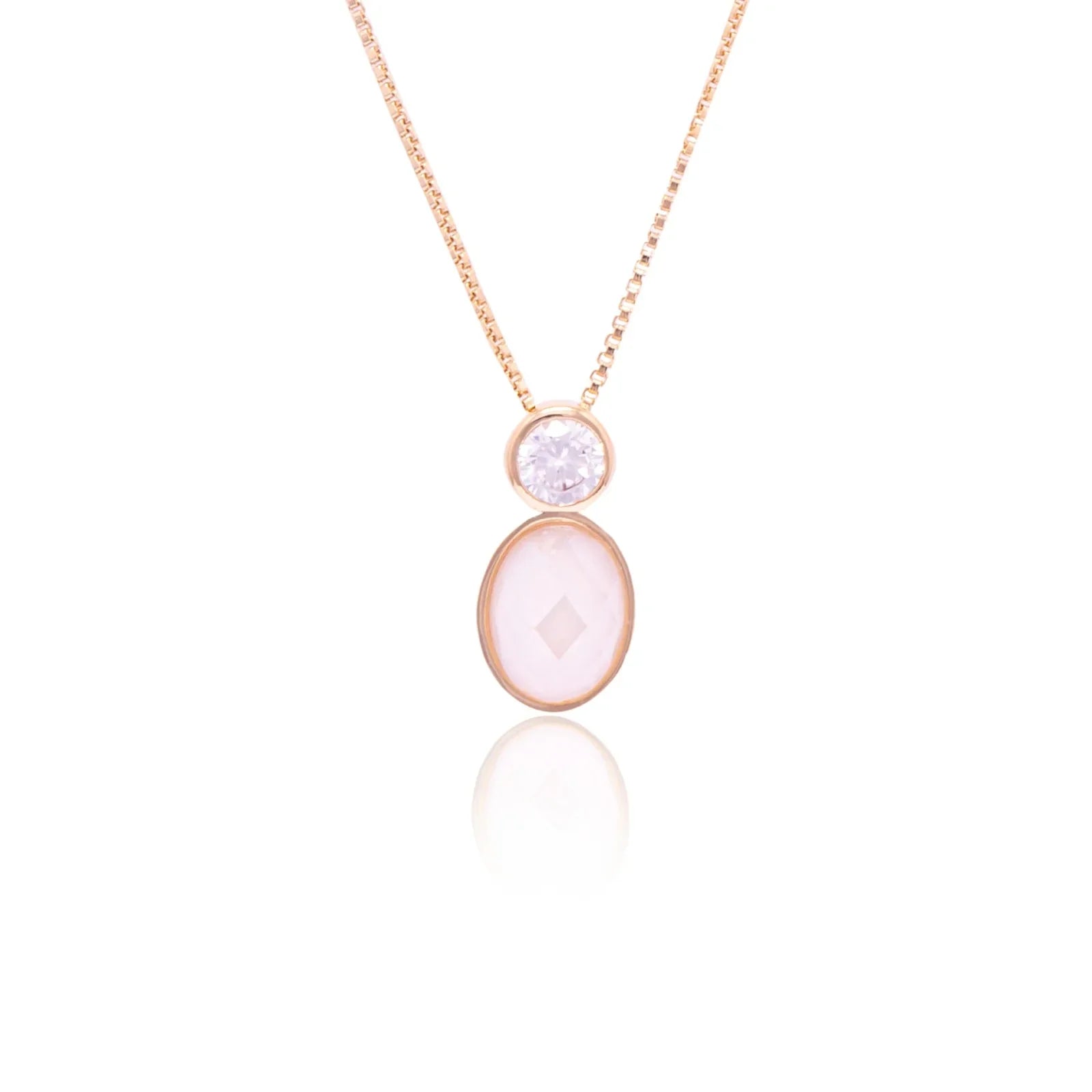 ARAGONITE QUARTZ GLOW NECKLACE | GOLD PLATED | MINIMALIST | BRAINSTORM JEWELRY - Brainstorm Jewelry