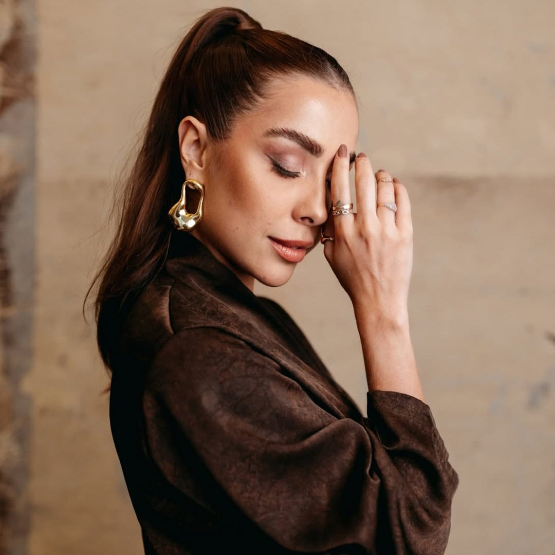 LUMINOUS EARRING | 18K GOLD PLATED | UNSTOPPABLE COLLECTION | BRAINSTORM JEWELRY