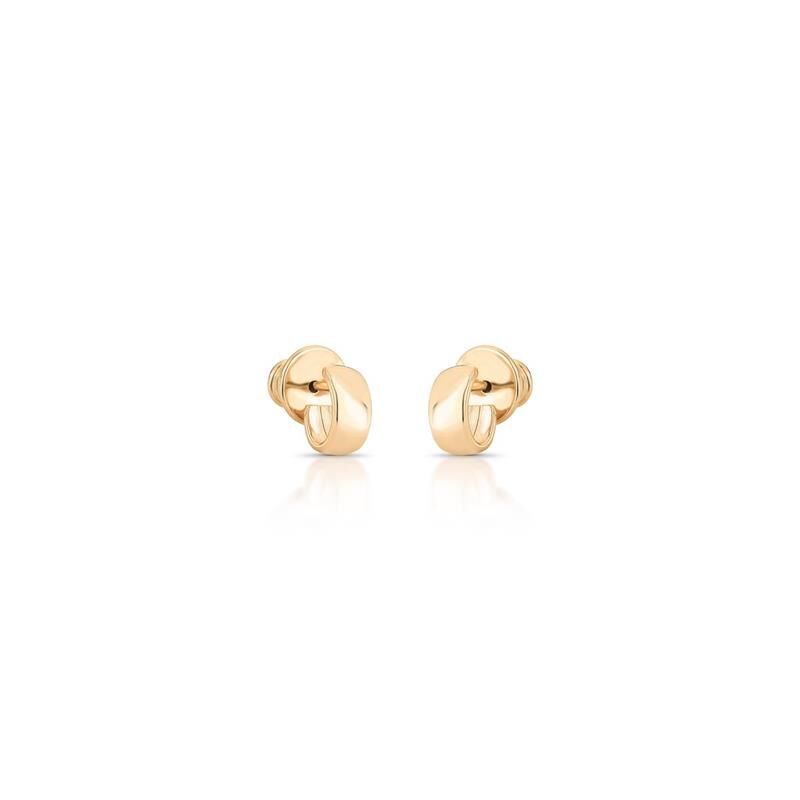 SMALL HALF-MOON - GOLD-PLATED EARRINGS