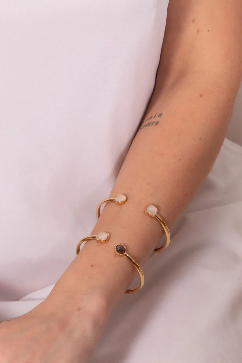 SMOKY QUARTZ AND MILKY QUARTZ - BRACELET - Brainstorm Jewelry