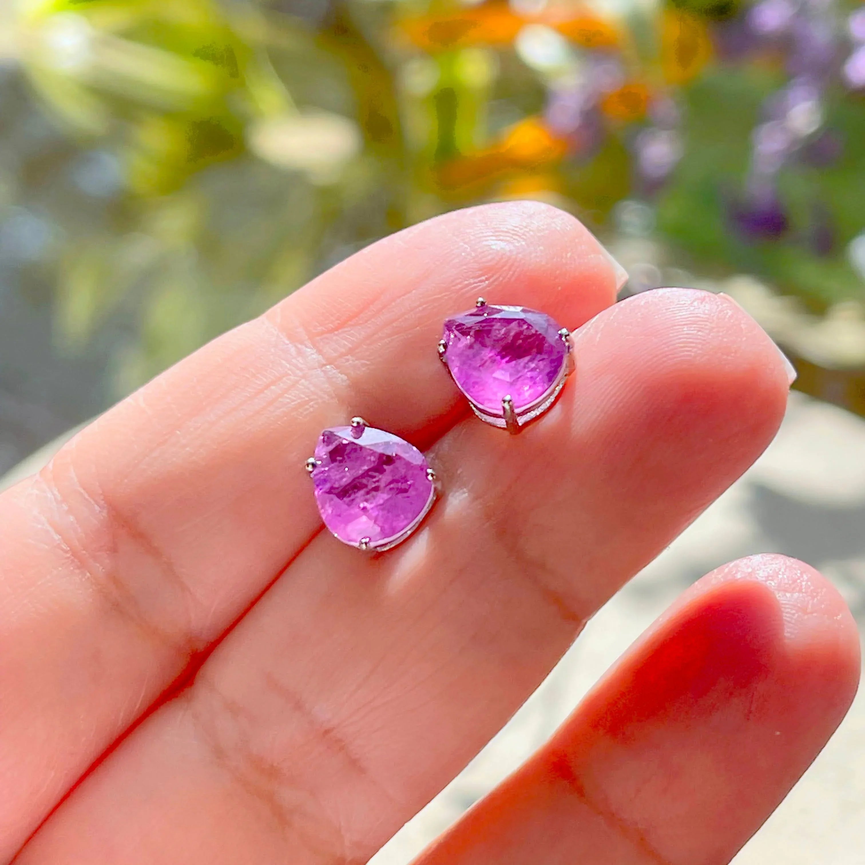 AMETHYST KYLIE EARRING | SILVER | 925 QUEEN | BRAINSTORM JEWELRY - Brainstorm Jewelry
