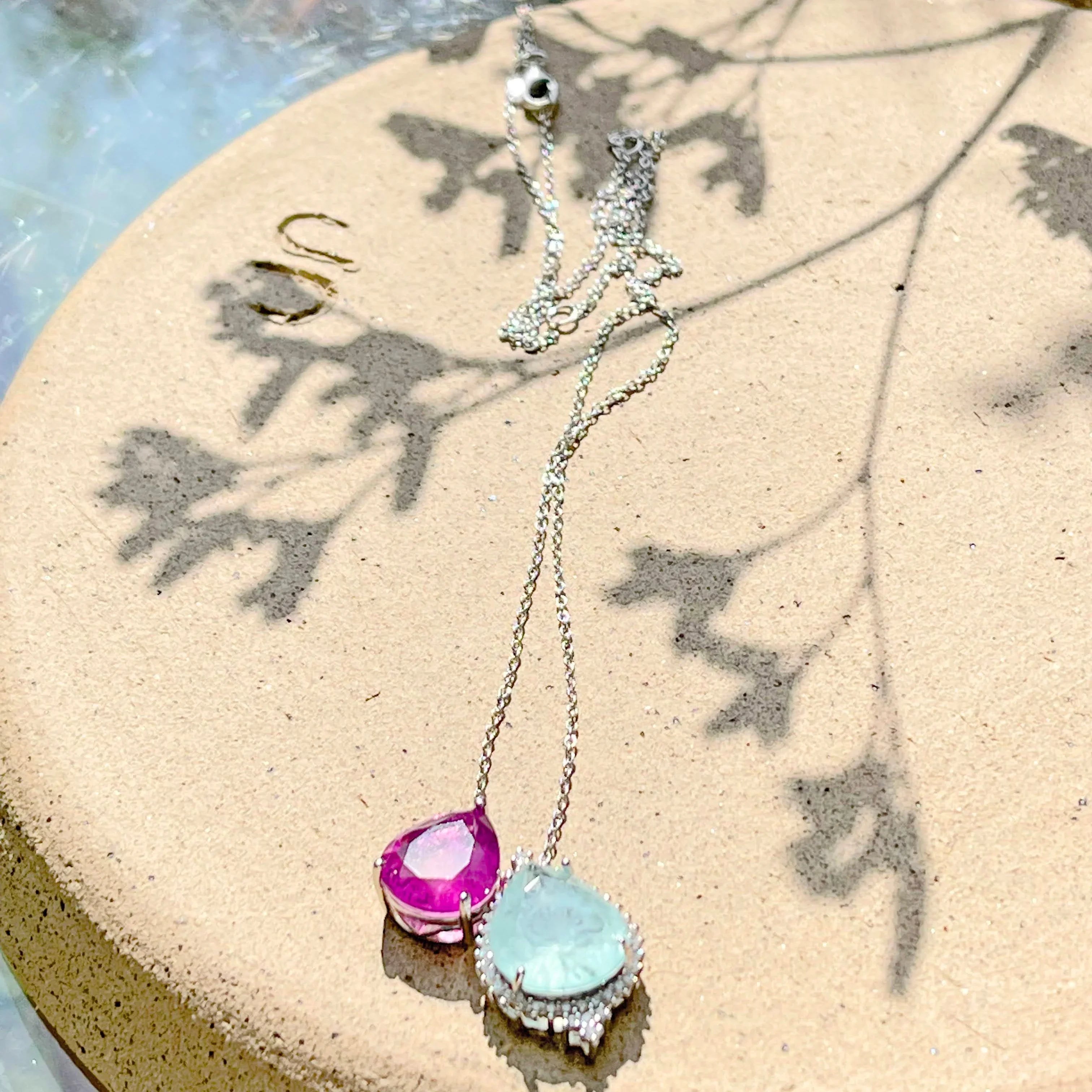 FUSION AMETHYST AND TOURMALINE KYLIE NECKLACE | SILVER | 925 QUEEN | BRAINSTORM JEWELRY - Brainstorm Jewelry