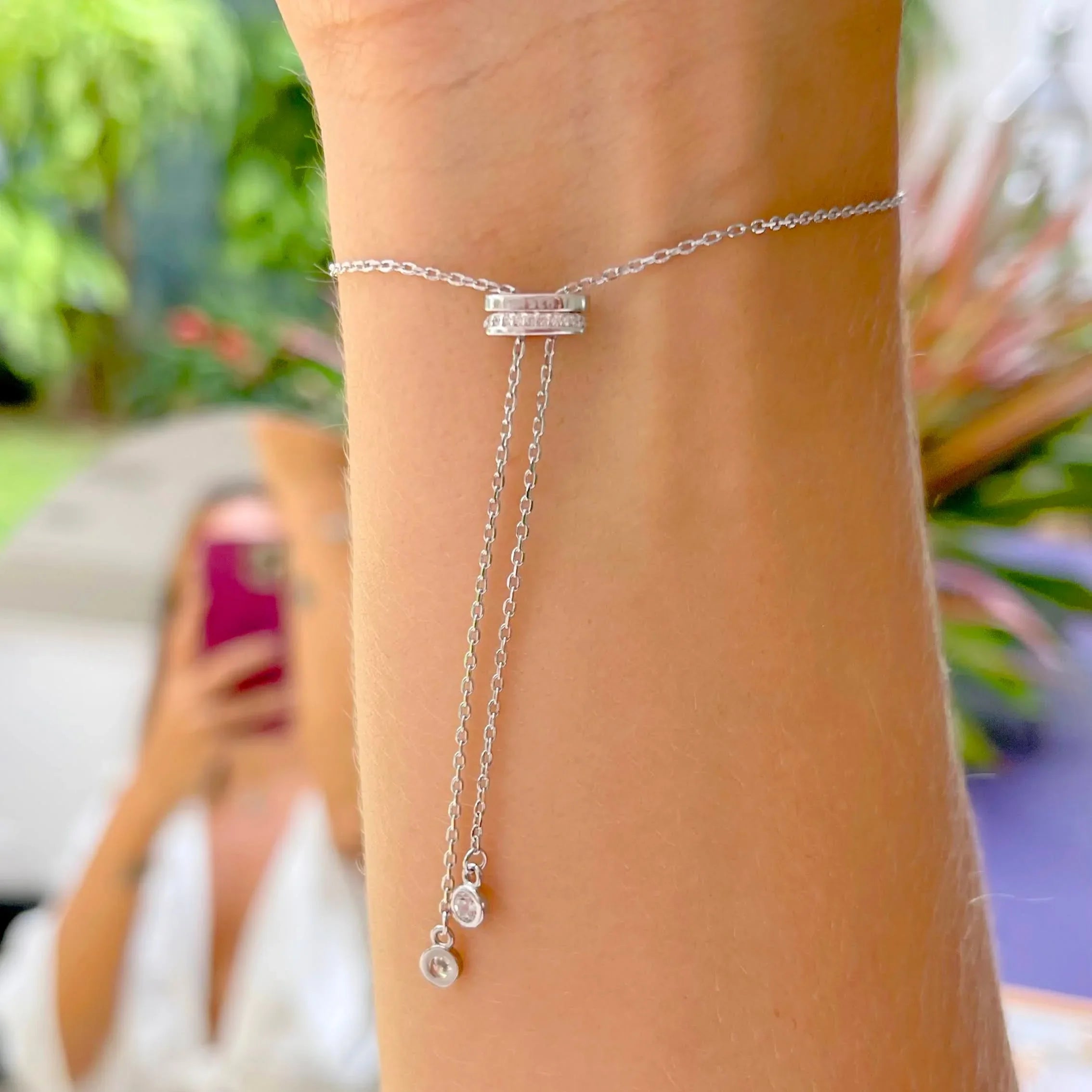 TOURMALINE HEART MARIANA BRACELET| SILVER | 925 QUEEN | BRAINSTORM JEWELRY - Brainstorm Jewelry