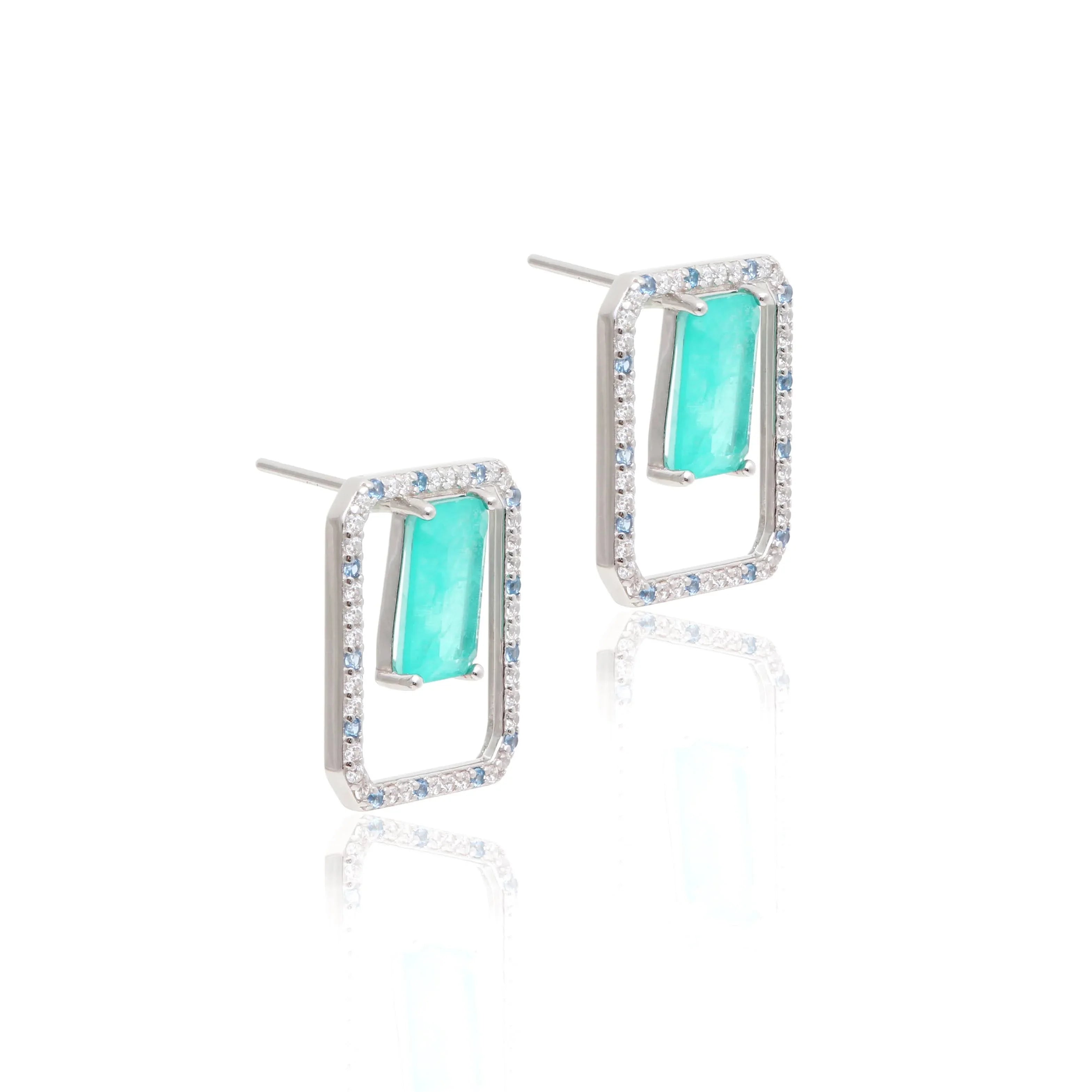 FUSION TOURMALINE LUCELIA EARRING| SILVER | 925 QUEEN | BRAINSTORM JEWELRY - Brainstorm Jewelry