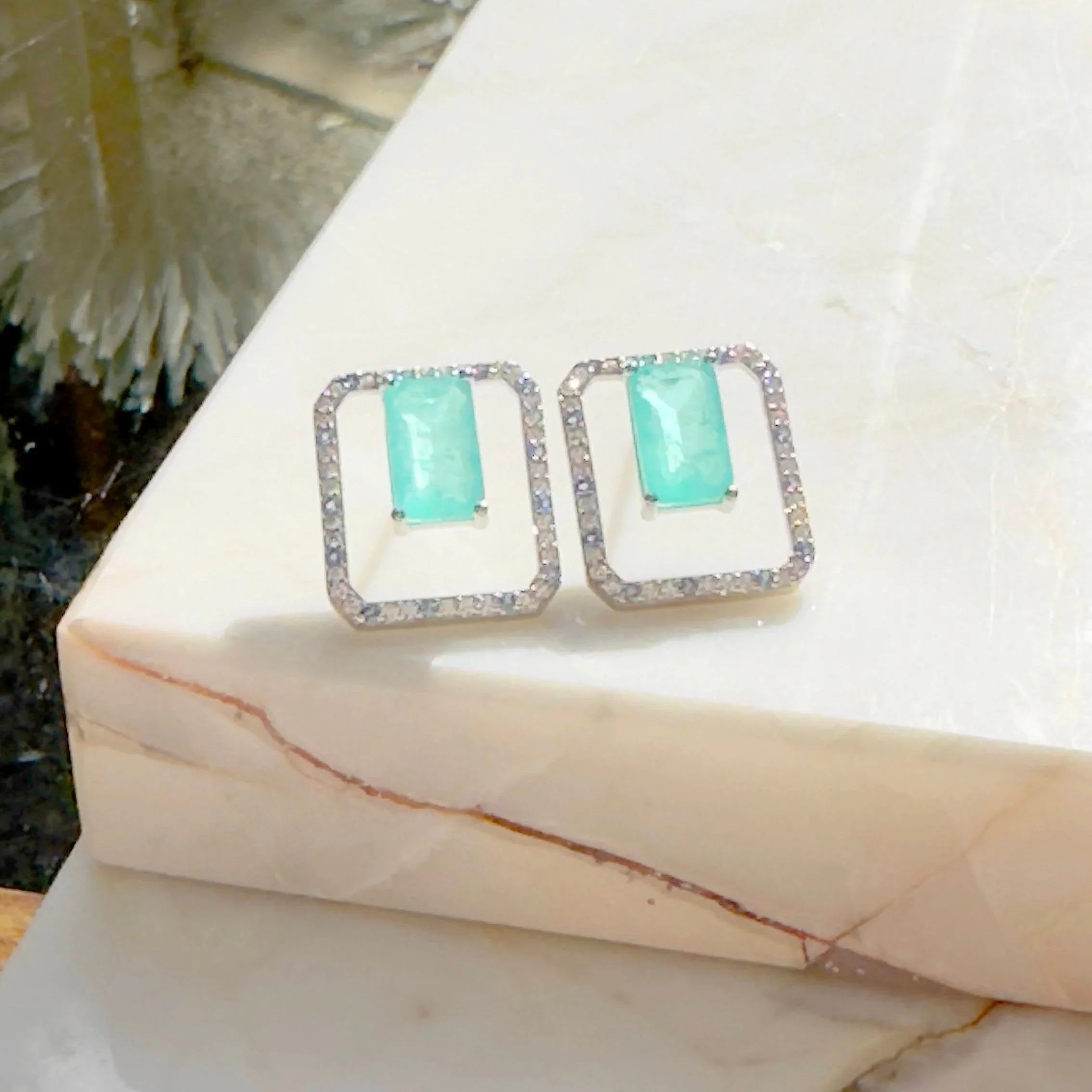 FUSION TOURMALINE LUCELIA EARRING| SILVER | 925 QUEEN | BRAINSTORM JEWELRY - Brainstorm Jewelry