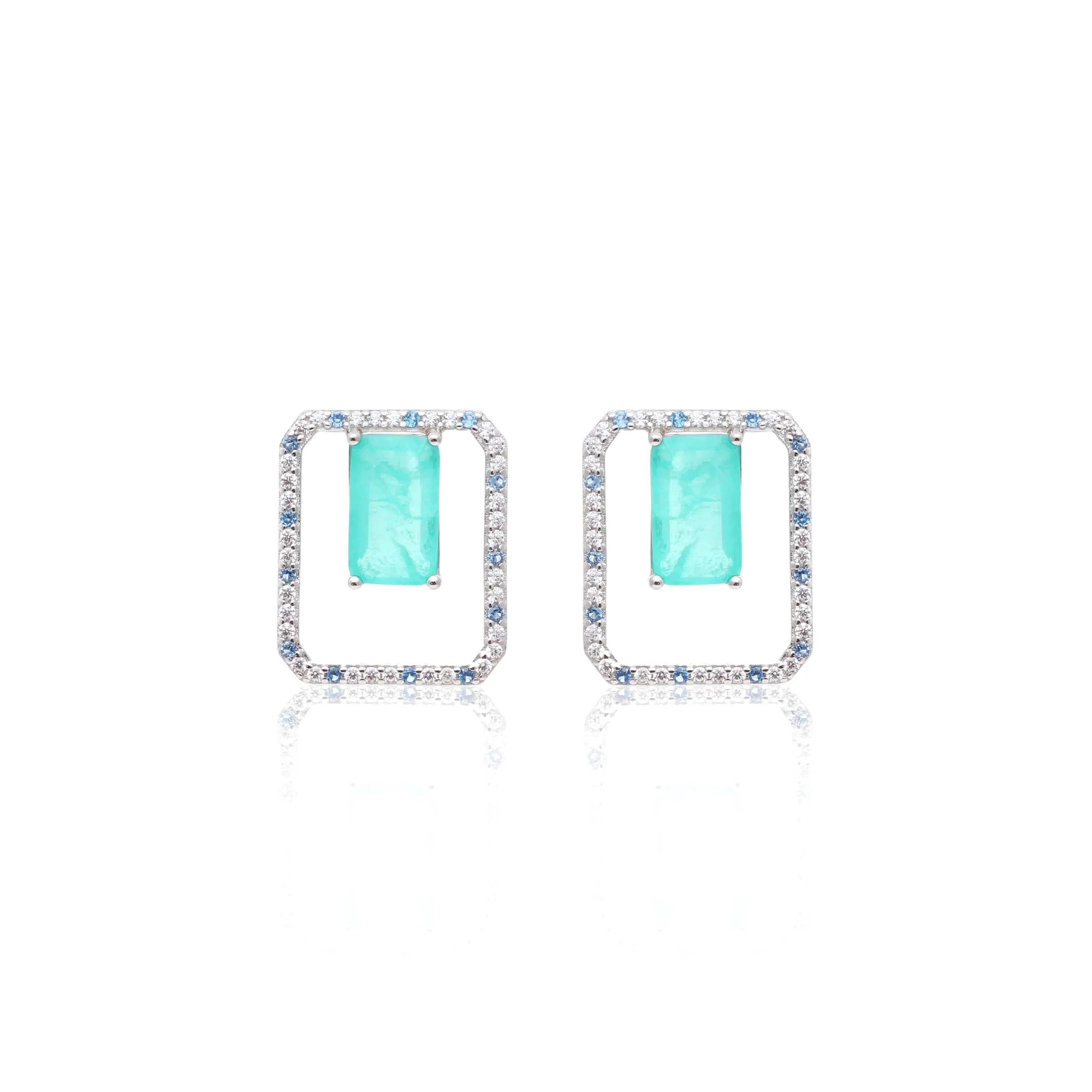 FUSION TOURMALINE LUCELIA EARRING| SILVER | 925 QUEEN | BRAINSTORM JEWELRY - Brainstorm Jewelry