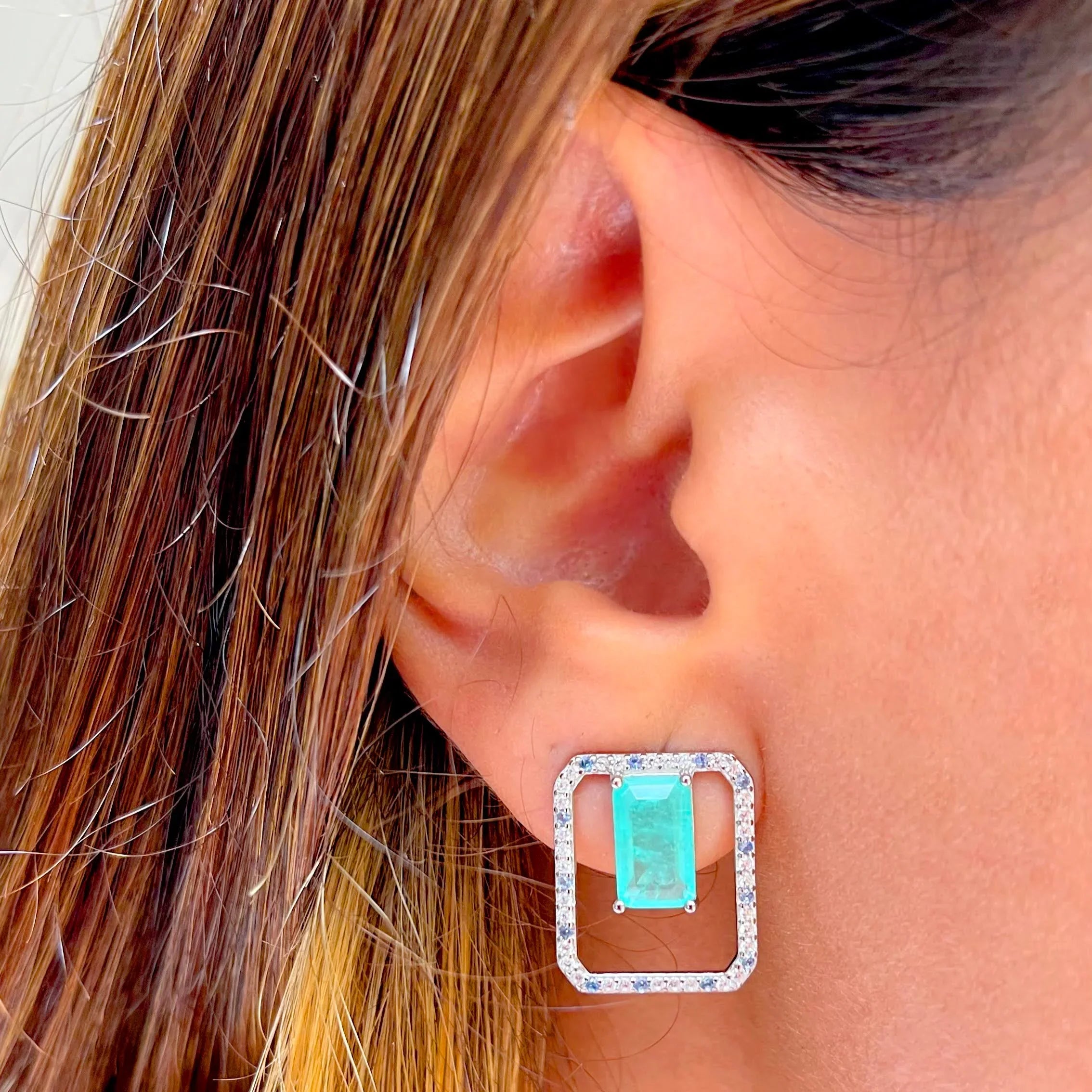 FUSION TOURMALINE LUCELIA EARRING| SILVER | 925 QUEEN | BRAINSTORM JEWELRY - Brainstorm Jewelry