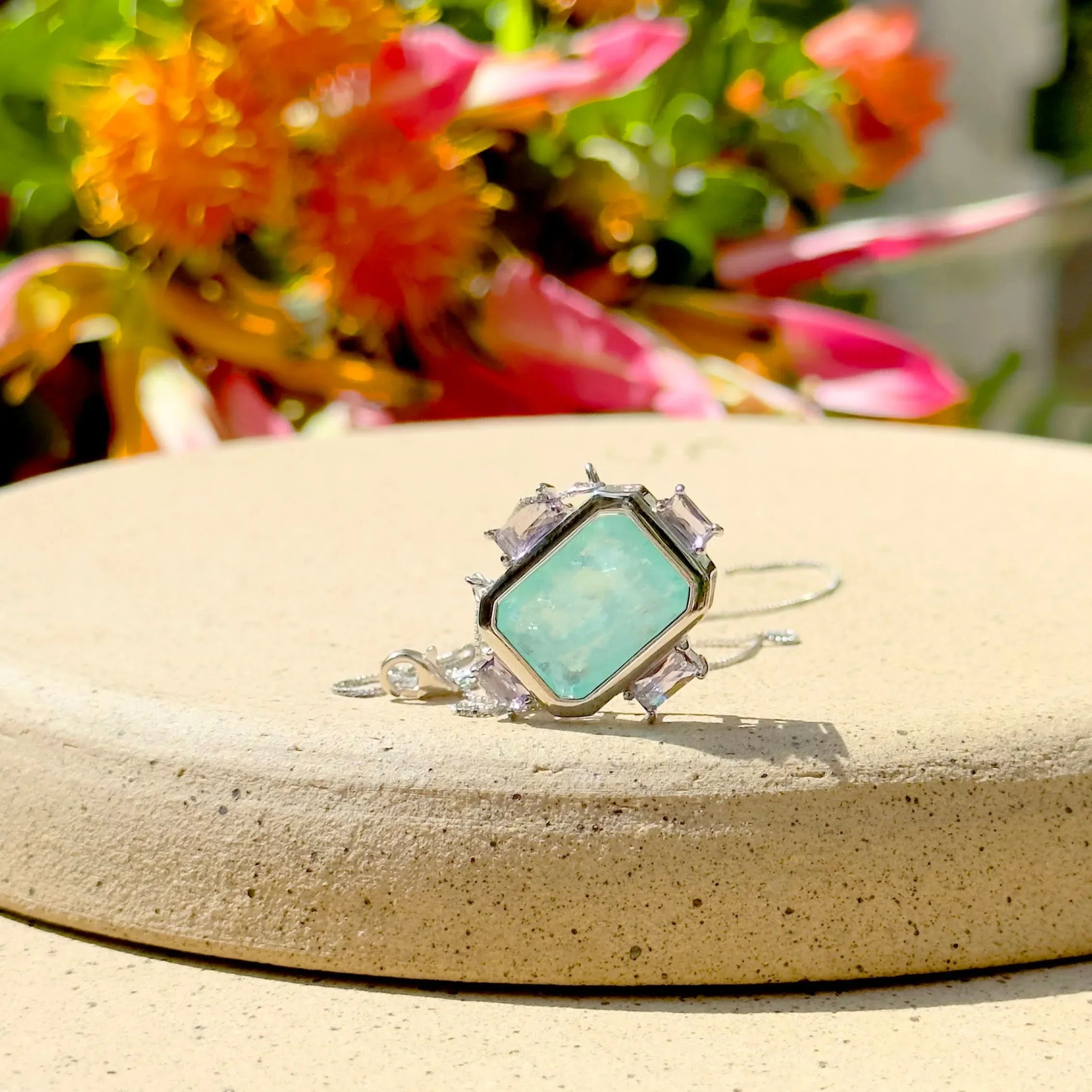 TOURMALINE AND AMETHYST SARAH NECKLACE| SILVER | 925 QUEEN | BRAINSTORM JEWELRY - Brainstorm Jewelry