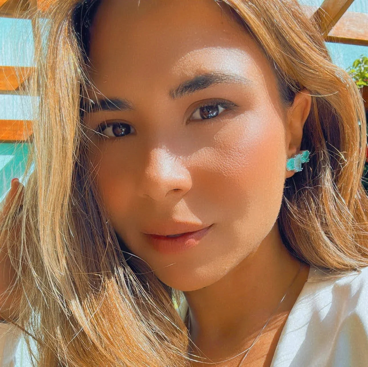 FUSION TOURMALINE THREE LEVELS STELLA EARRING | SILVER | 925 QUEEN | BRAINSTORM JEWELRY - Brainstorm Jewelry