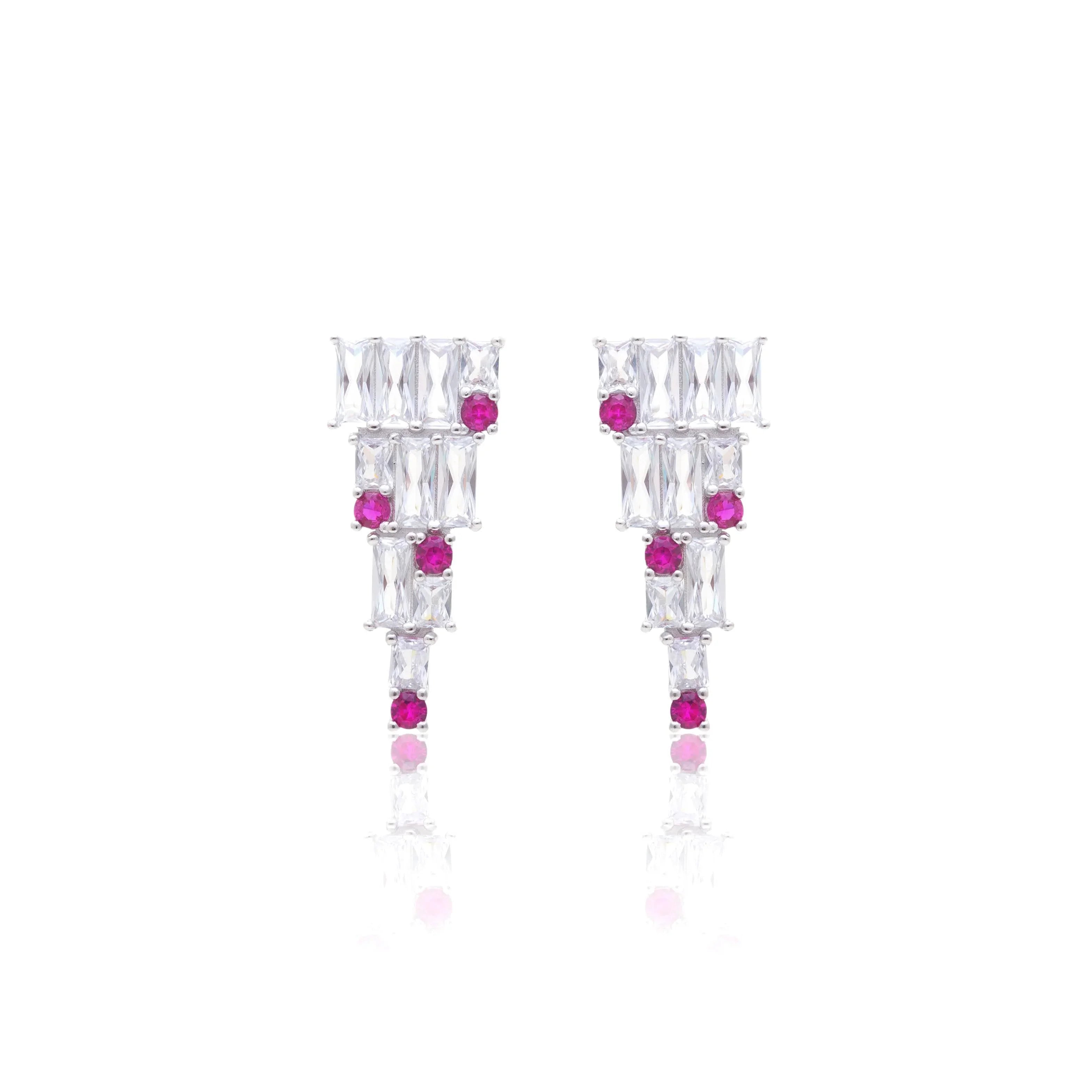FUSION TOURMALINE LUMA EARRING | SILVER | 925 QUEEN | BRAINSTORM JEWELRY - Brainstorm Jewelry