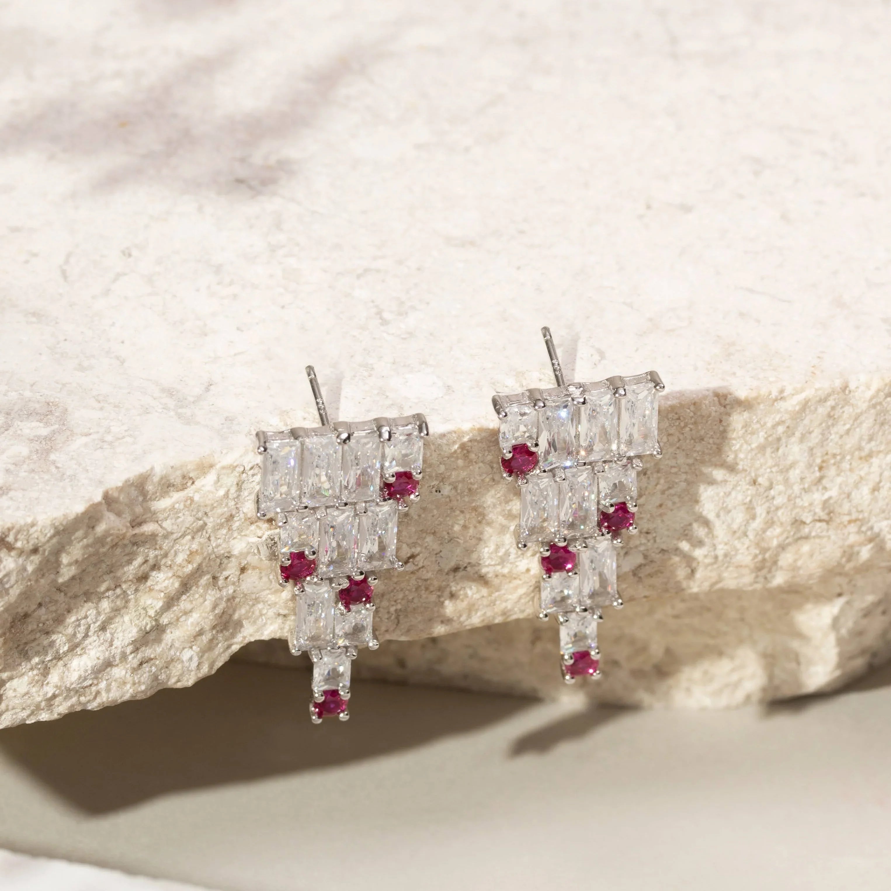 FUSION TOURMALINE LUMA EARRING | SILVER | 925 QUEEN | BRAINSTORM JEWELRY - Brainstorm Jewelry