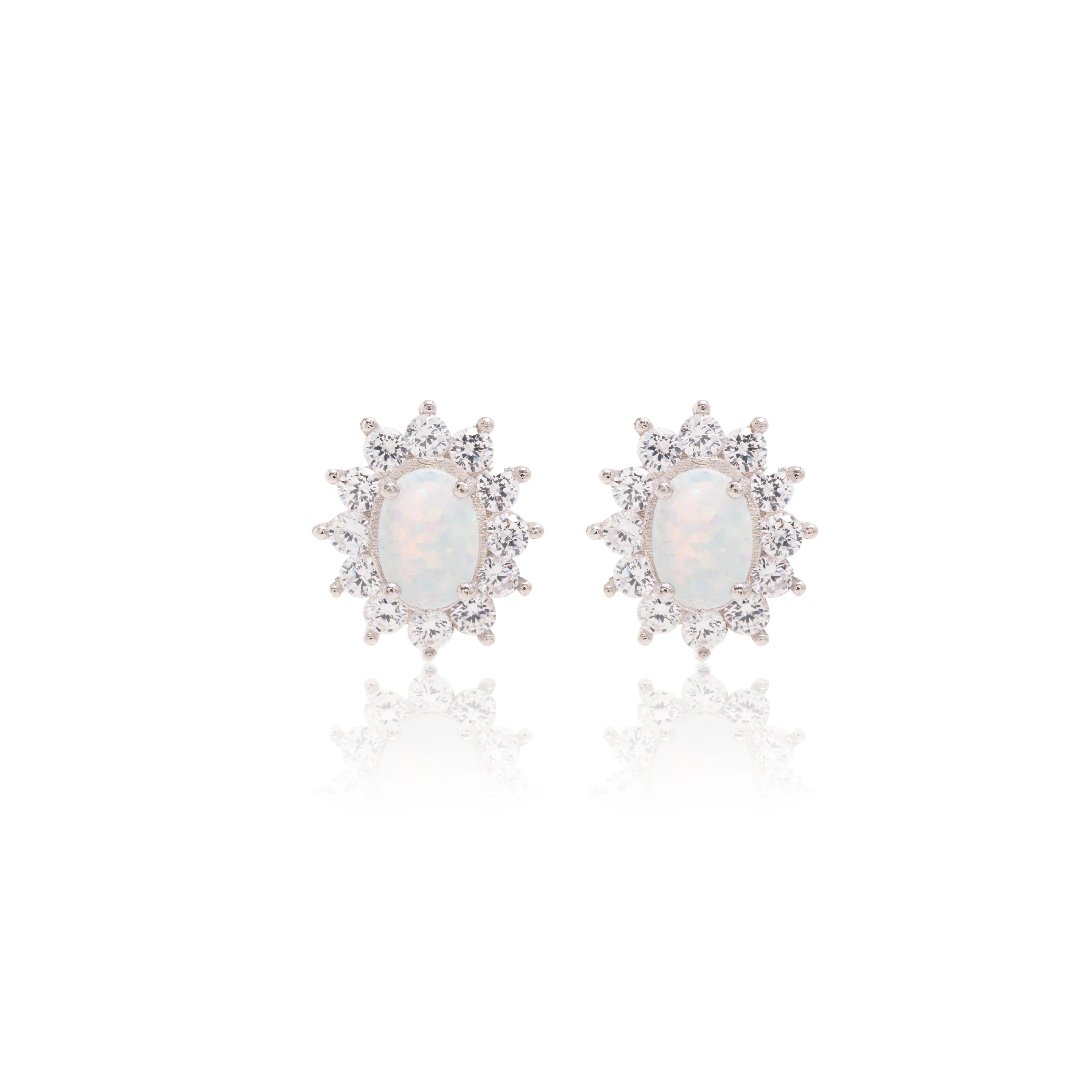 ZIRCONIA CHARLOTTE EARRING | SILVER | 925 QUEEN | BRAINSTORM JEWELRY - Brainstorm Jewelry