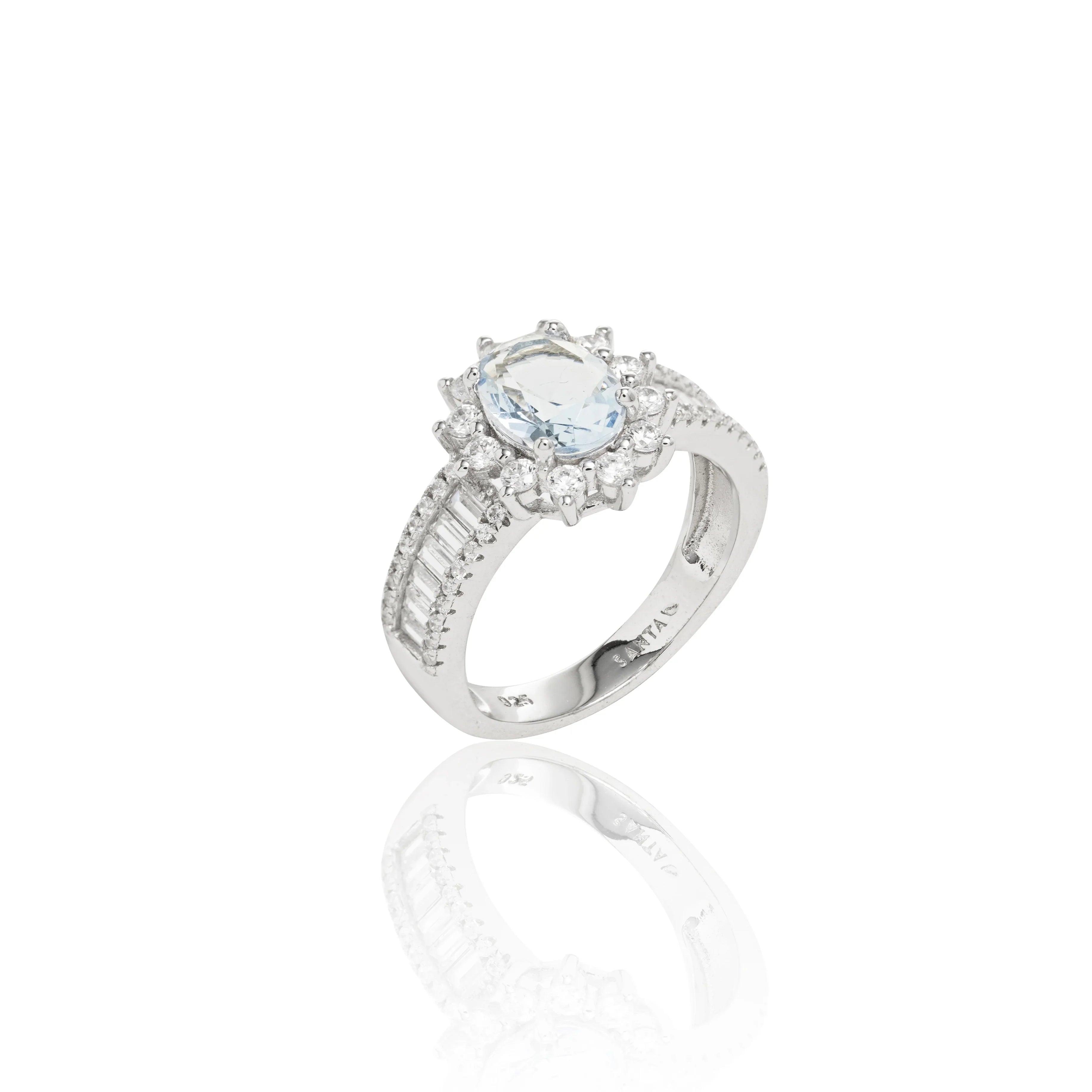 BLUE ZIRCONIA VIRGINIA RING | BRAINSTORM JEWELRY | SILVER | 925 QUEEN | BRAINSTORM JEWELRY - Brainstorm Jewelry