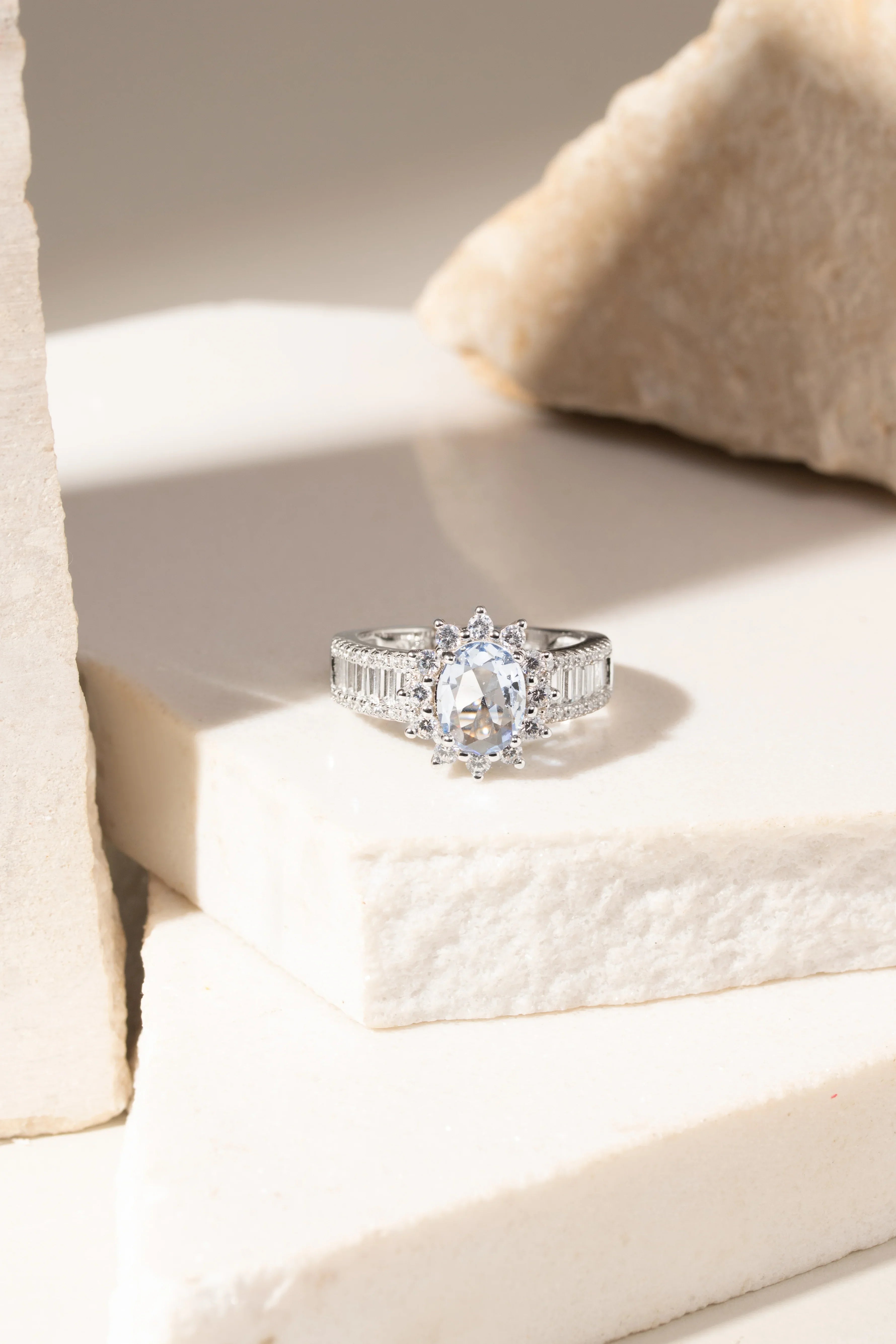 BLUE ZIRCONIA VIRGINIA RING | BRAINSTORM JEWELRY | SILVER | 925 QUEEN | BRAINSTORM JEWELRY - Brainstorm Jewelry