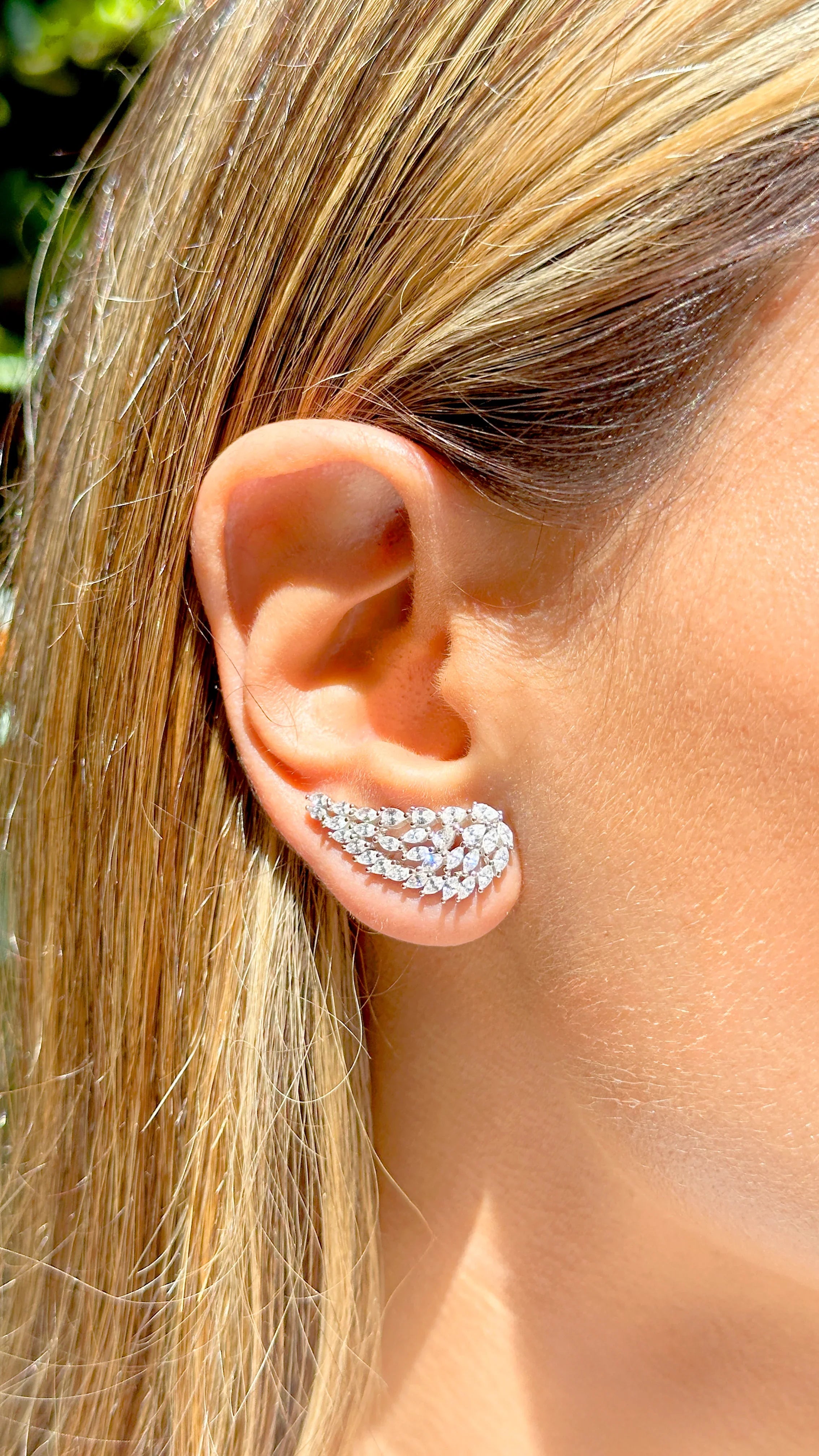 EAR CUFF JESSICA EARRING | SILVER | 925 QUEEN | BRAINSTORM JEWELRY - Brainstorm Jewelry