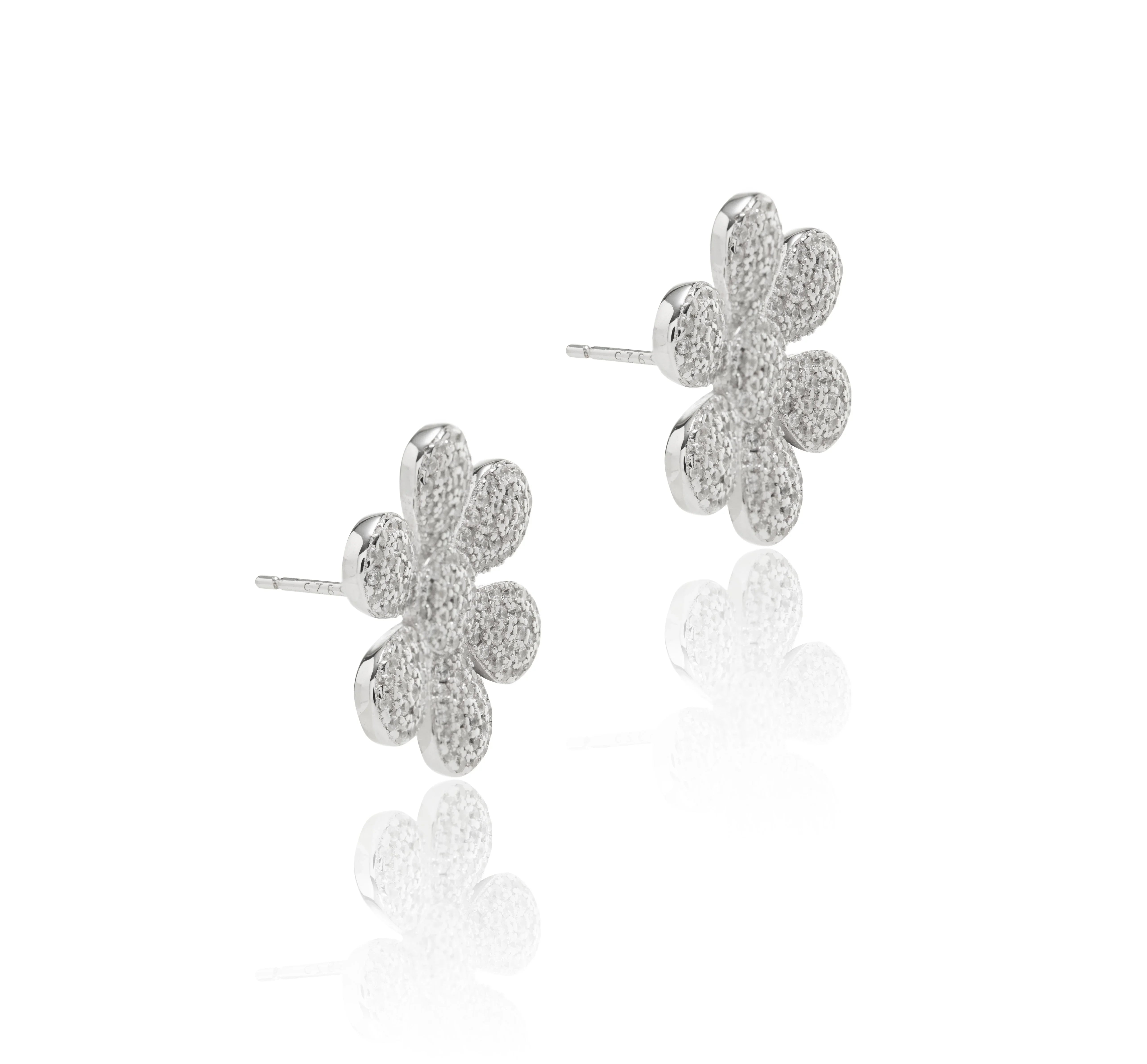 OLIVIA FLOWER EARRING | 925 QUEEN | BRAINSTORM JEWELRY - Brainstorm Jewelry