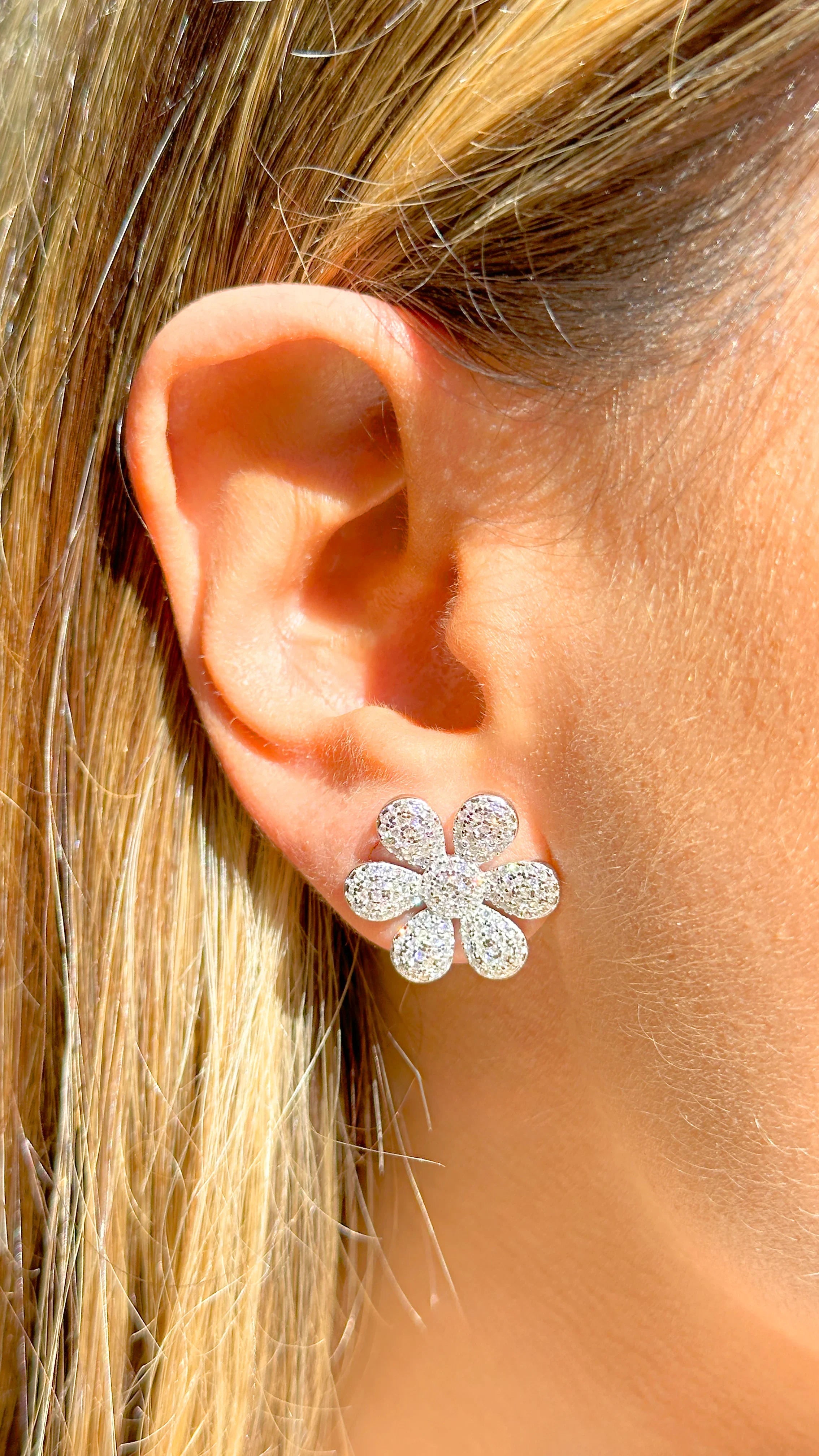 OLIVIA FLOWER EARRING | 925 QUEEN | BRAINSTORM JEWELRY - Brainstorm Jewelry