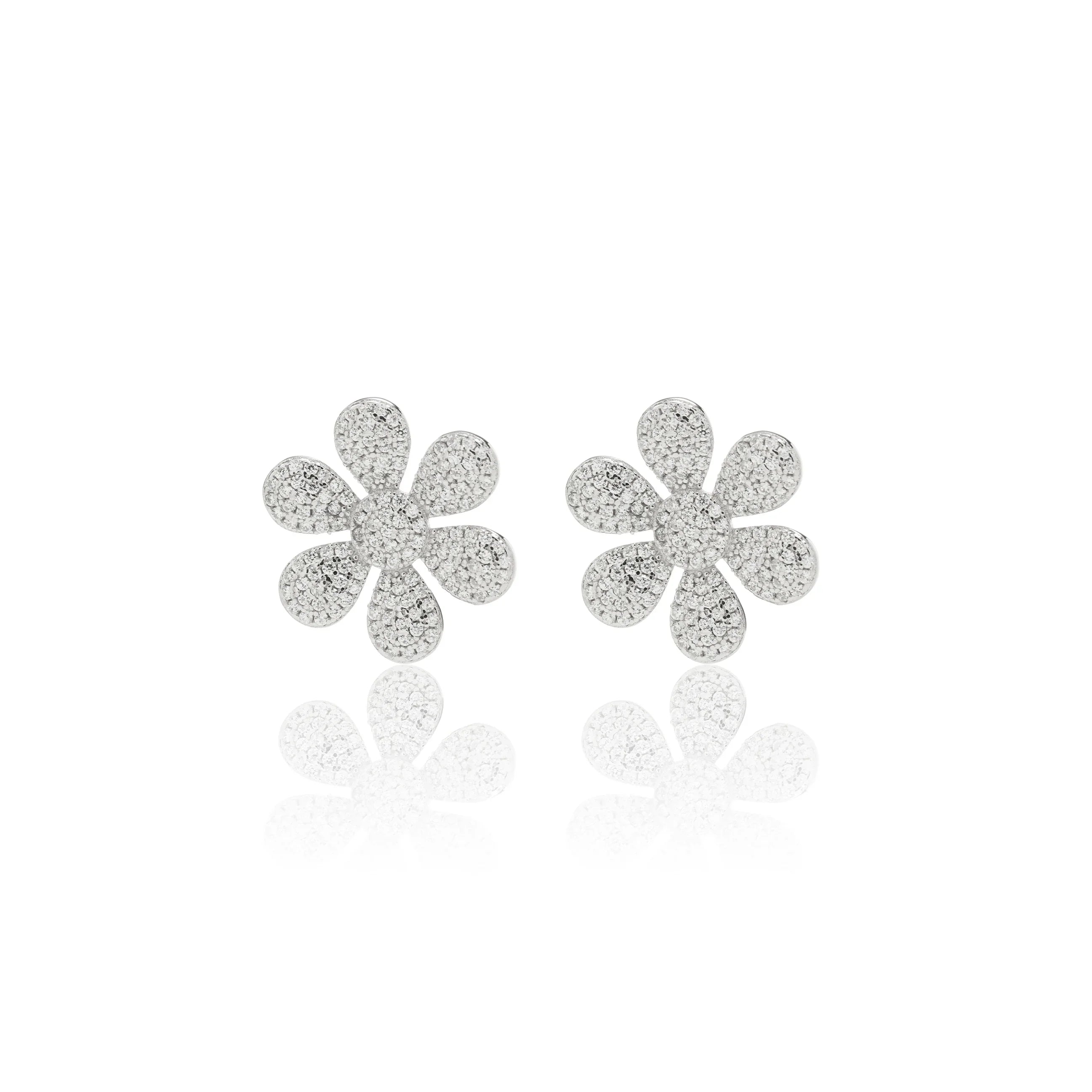 OLIVIA FLOWER EARRING | 925 QUEEN | BRAINSTORM JEWELRY - Brainstorm Jewelry