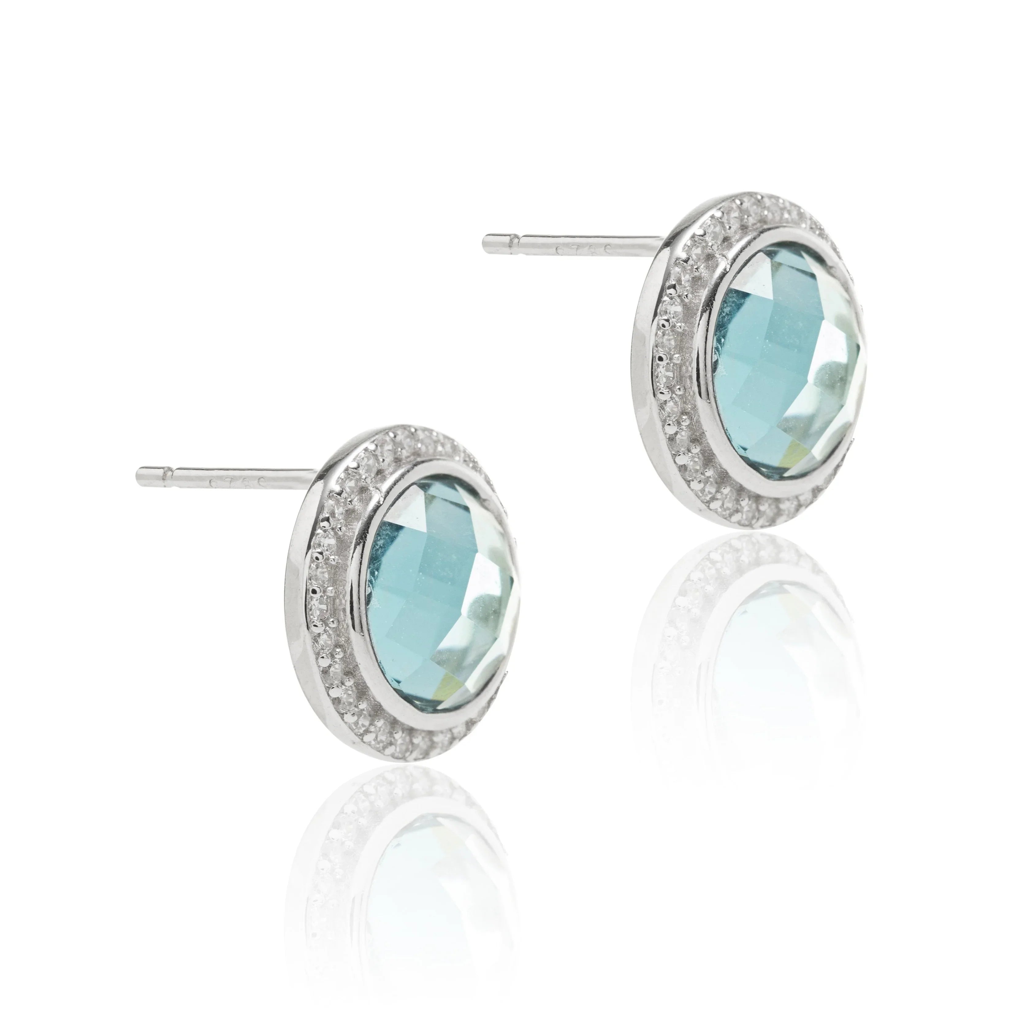 BLUE ZIRCONIA MARIA EARRING | 925 QUEEN | BRAINSTORM JEWELRY - Brainstorm Jewelry