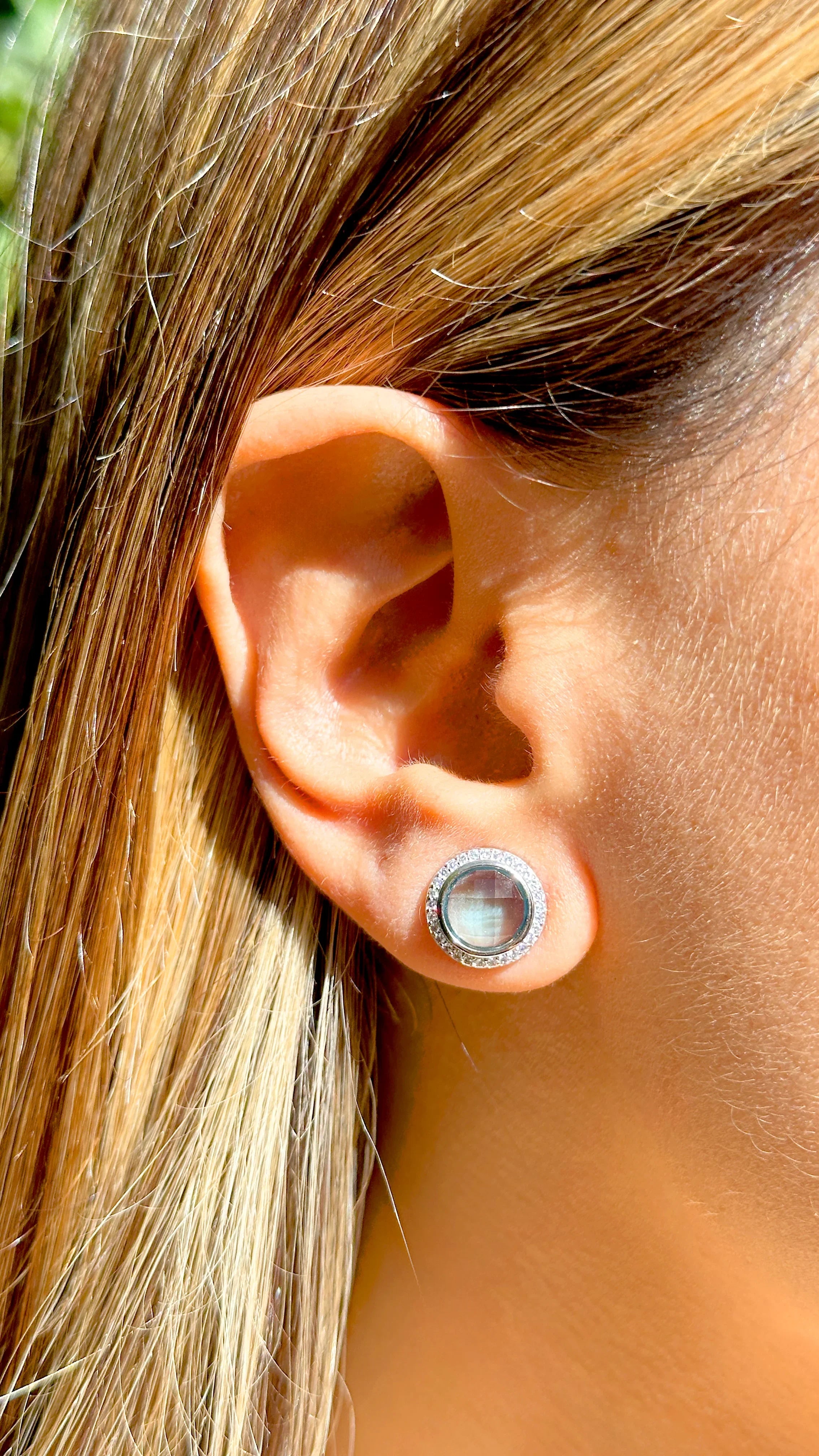 BLUE ZIRCONIA MARIA EARRING | 925 QUEEN | BRAINSTORM JEWELRY - Brainstorm Jewelry