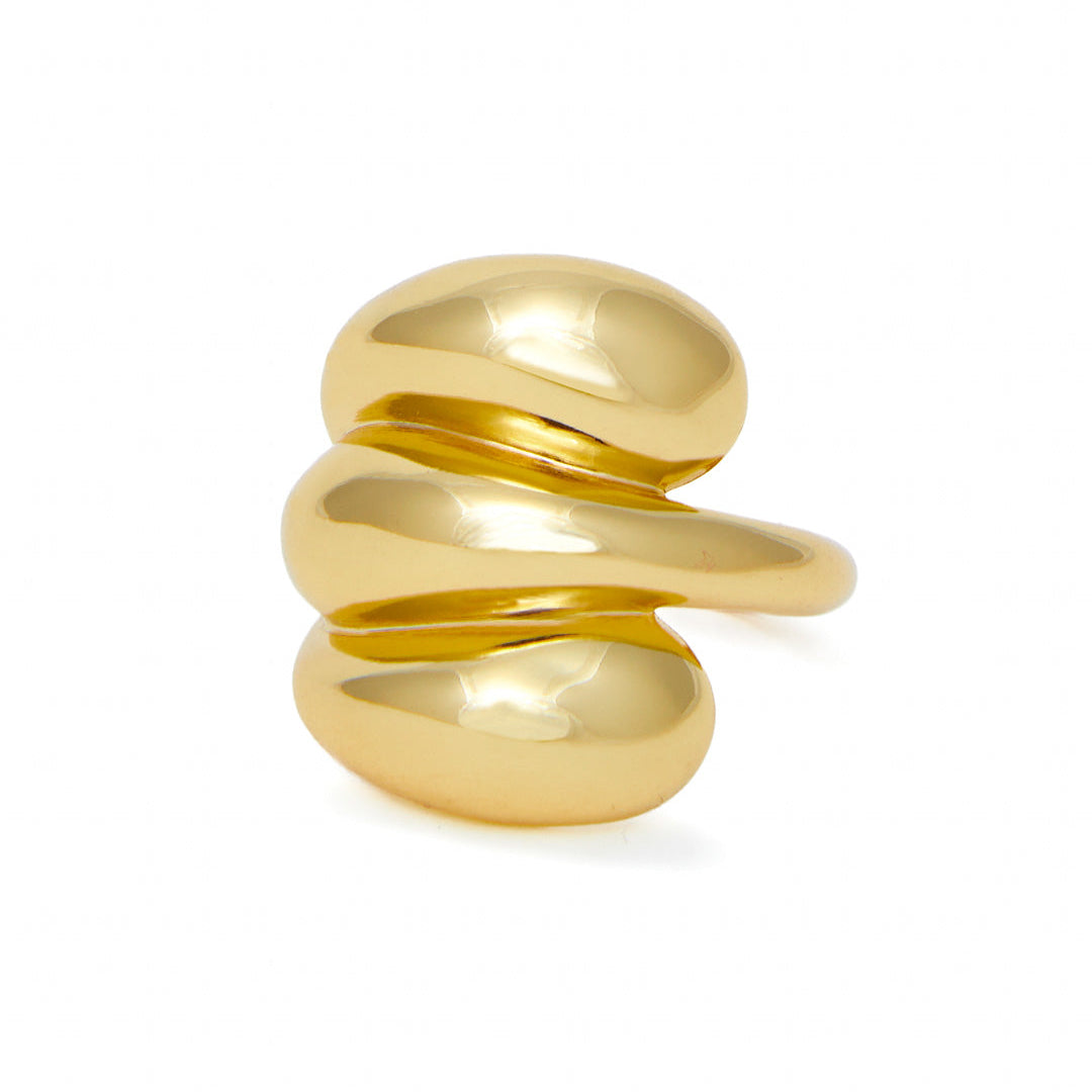 VISIONARY RING| 18K GOLD PLATED | UNSTOPPABLE COLLECTION | BRAINSTORM JEWELR