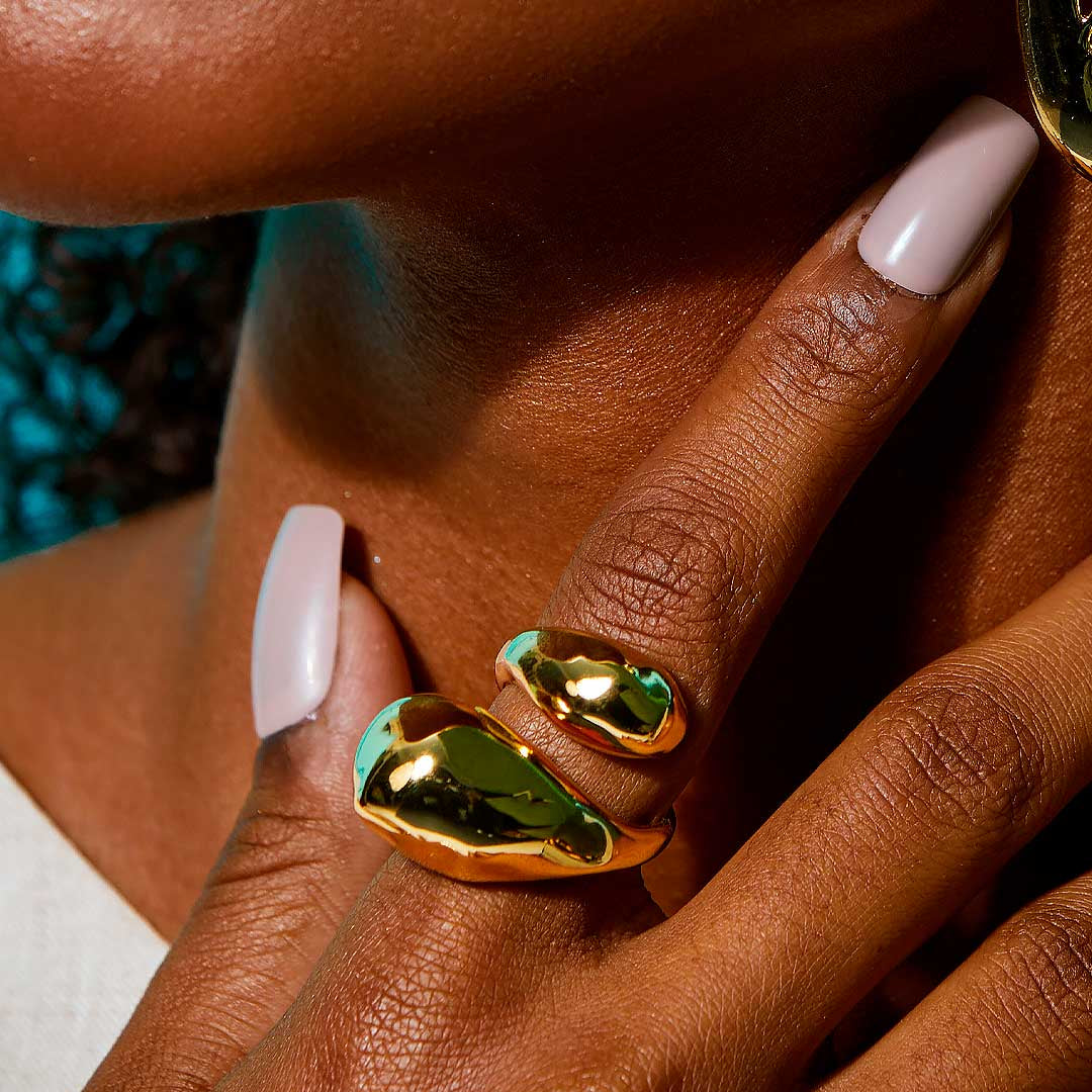 EMPOWER RING | 18K GOLD PLATED | UNSTOPPABLE COLLECTION | BRAINSTORM JEWELRY