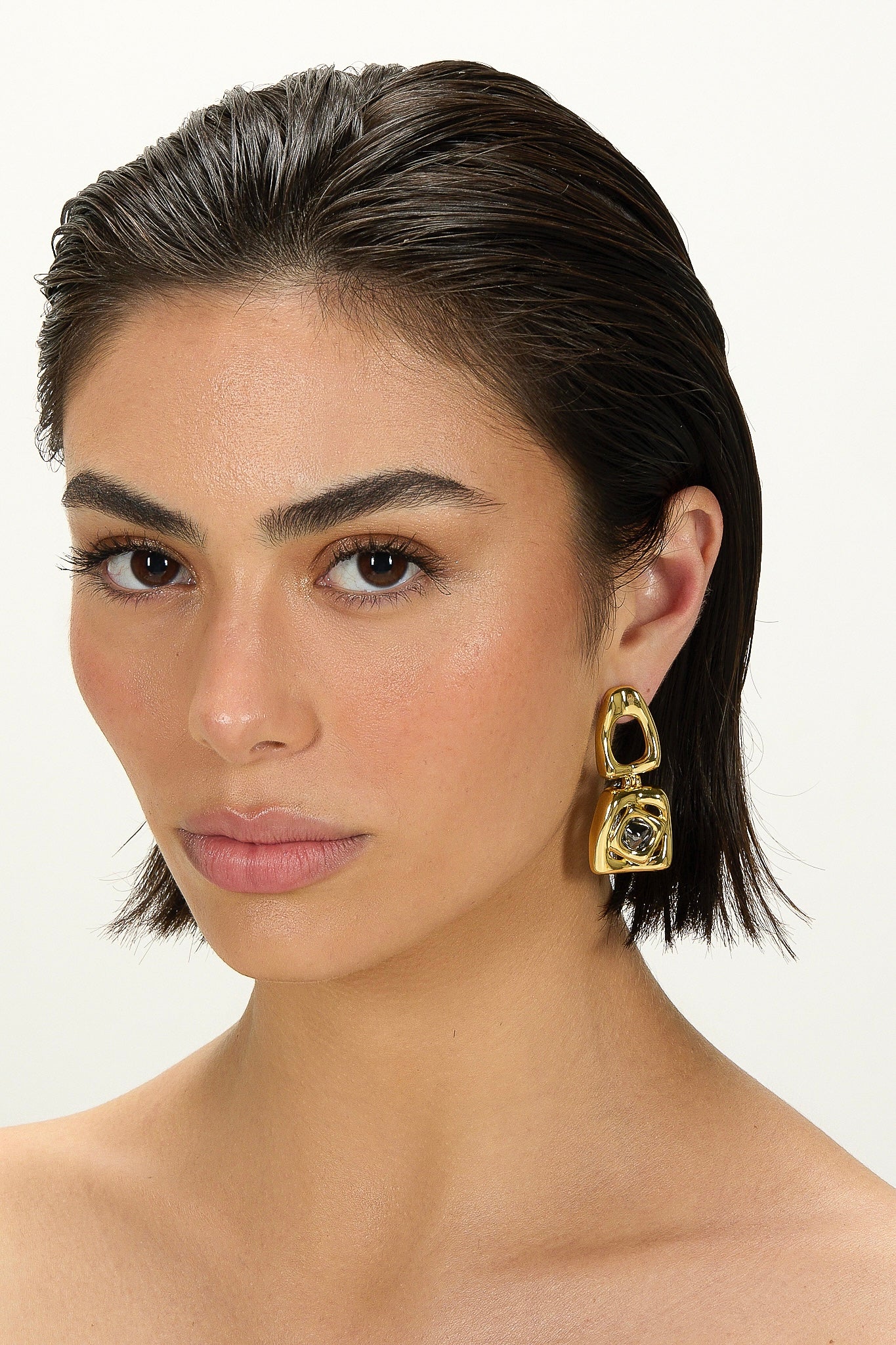 BRAVE BIG EARRING | SILVER PLATED | UNSTOPPABLE COLLECTION | BRAINSTORM JEWELRY