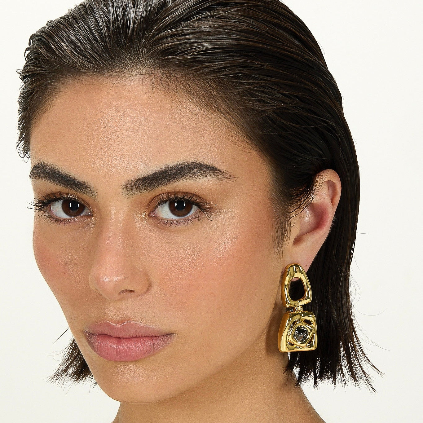 BRAVE BIG EARRING | SILVER PLATED | UNSTOPPABLE COLLECTION | BRAINSTORM JEWELRY